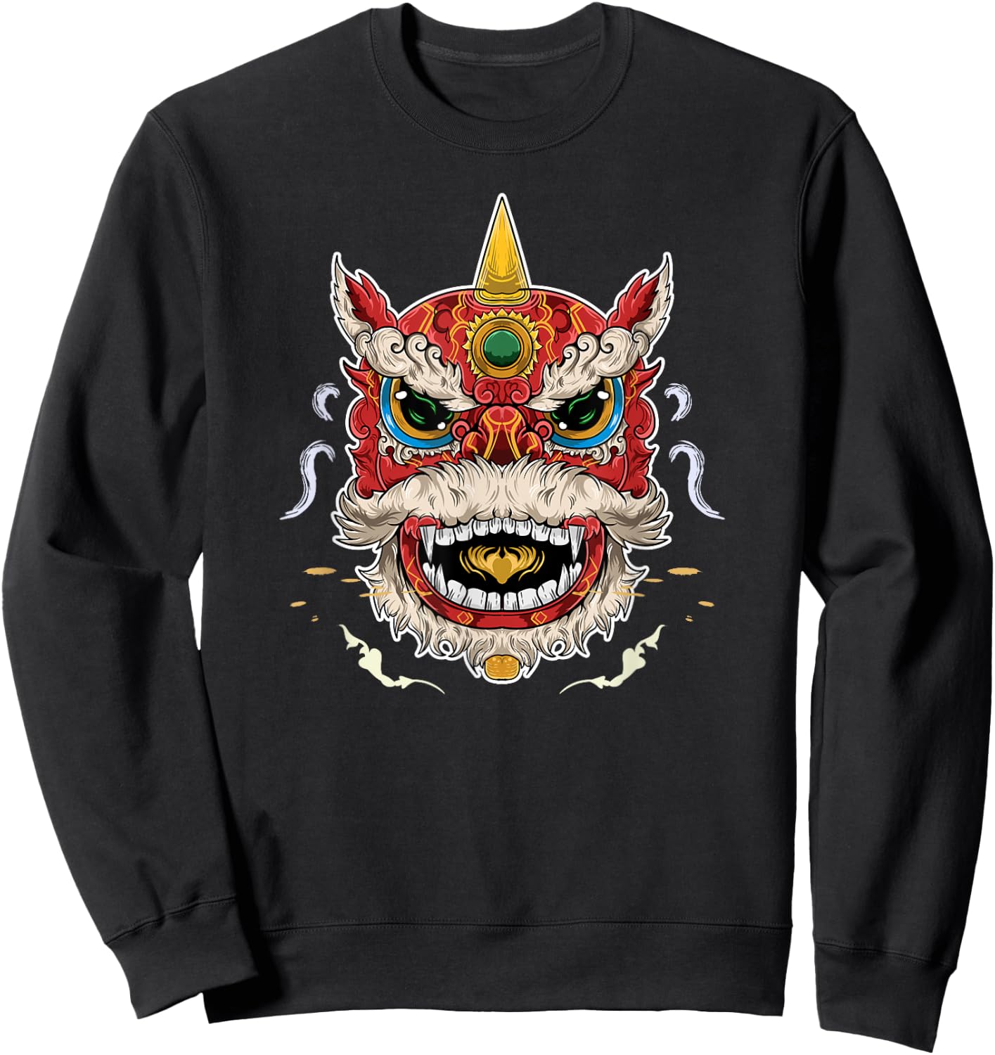 Lion Dance Sweatshirt - Sweatshirt | Black