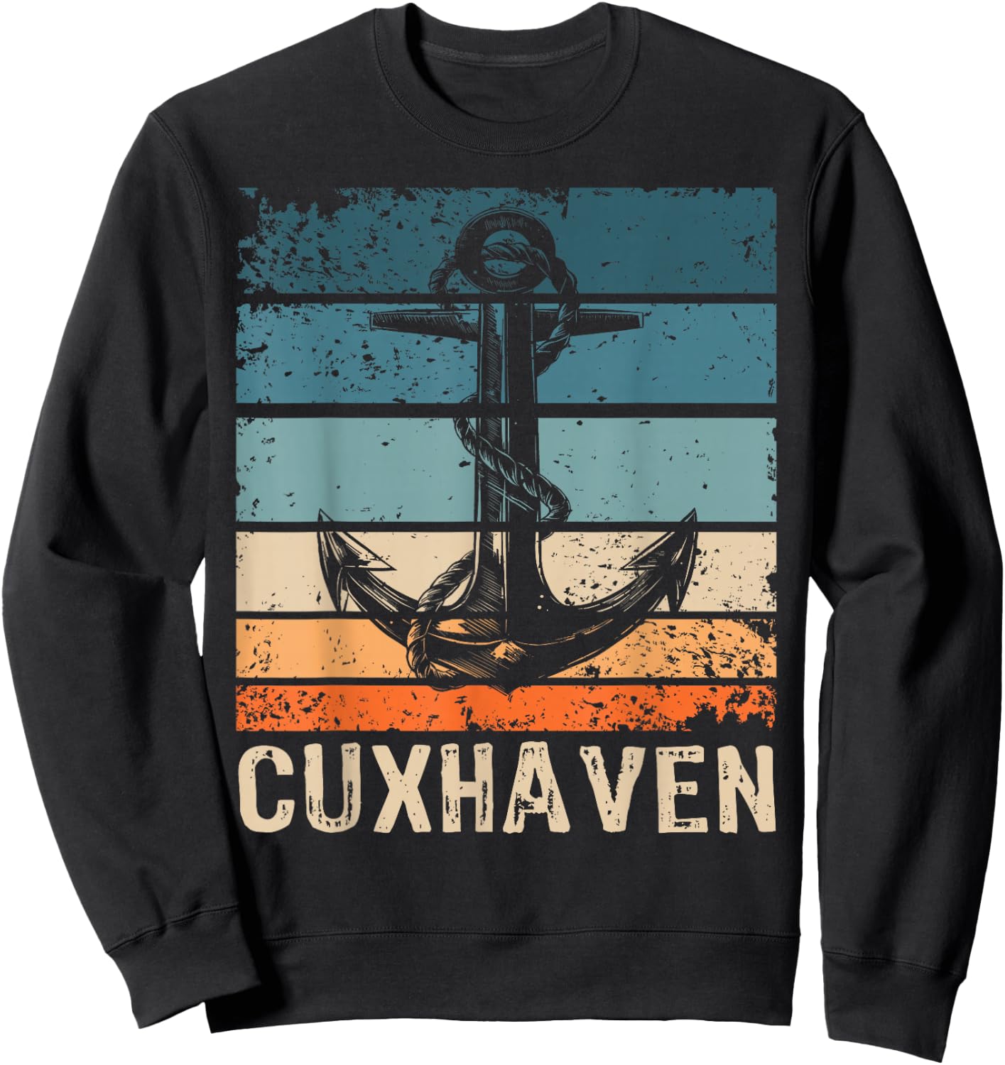 Funny Cuxhavener Sayings North Sea Coast City Cuxhaven , black Sweatshirt - Sweatshirt | Black