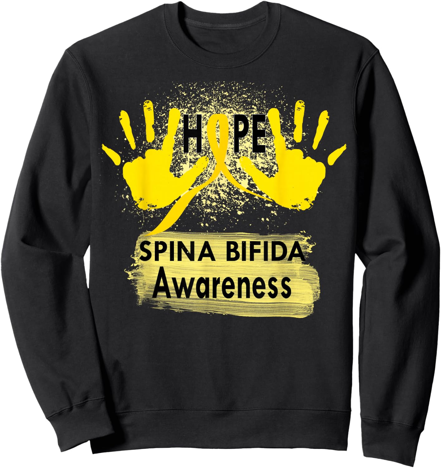 Spina Bifida Awareness Sweatshirt - Sweatshirt | Black