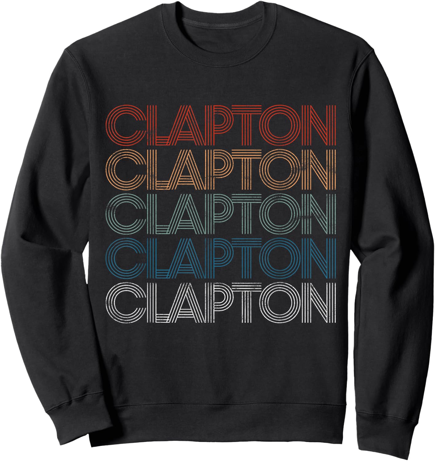 Clapton Retro Vintage , black Sweatshirt - Sweatshirt | Black