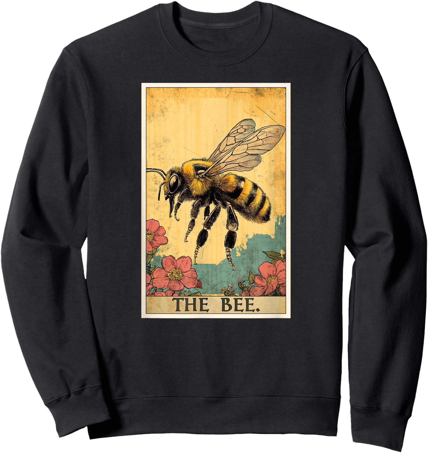 Honey Bee Tarot Card Honey Bees Honey Bee Sweatshirt - Sweatshirt | Black