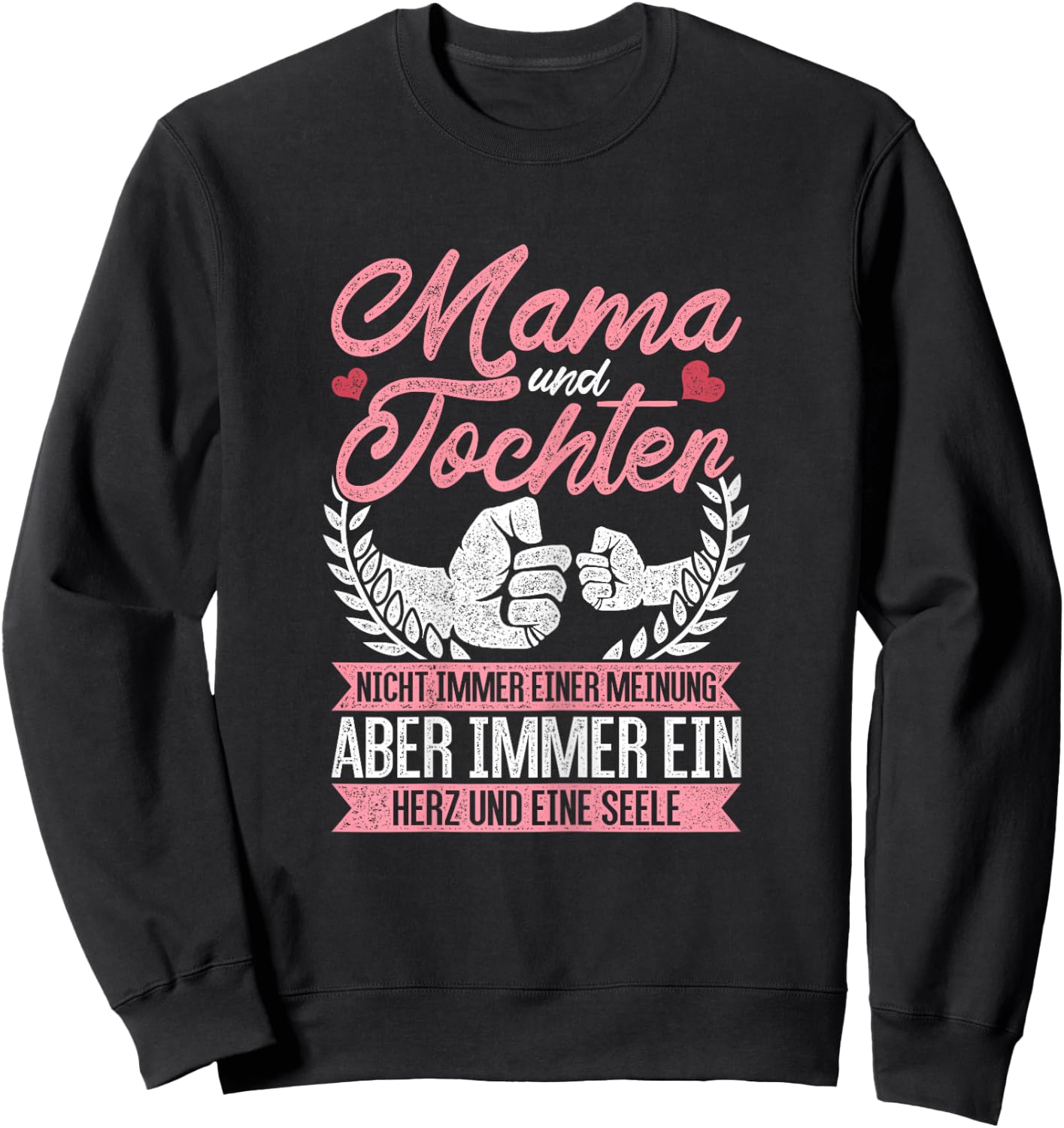 Mama Muttertag Mutter Und Tochter Geschenk Sweatshirt - Sweatshirt | Black