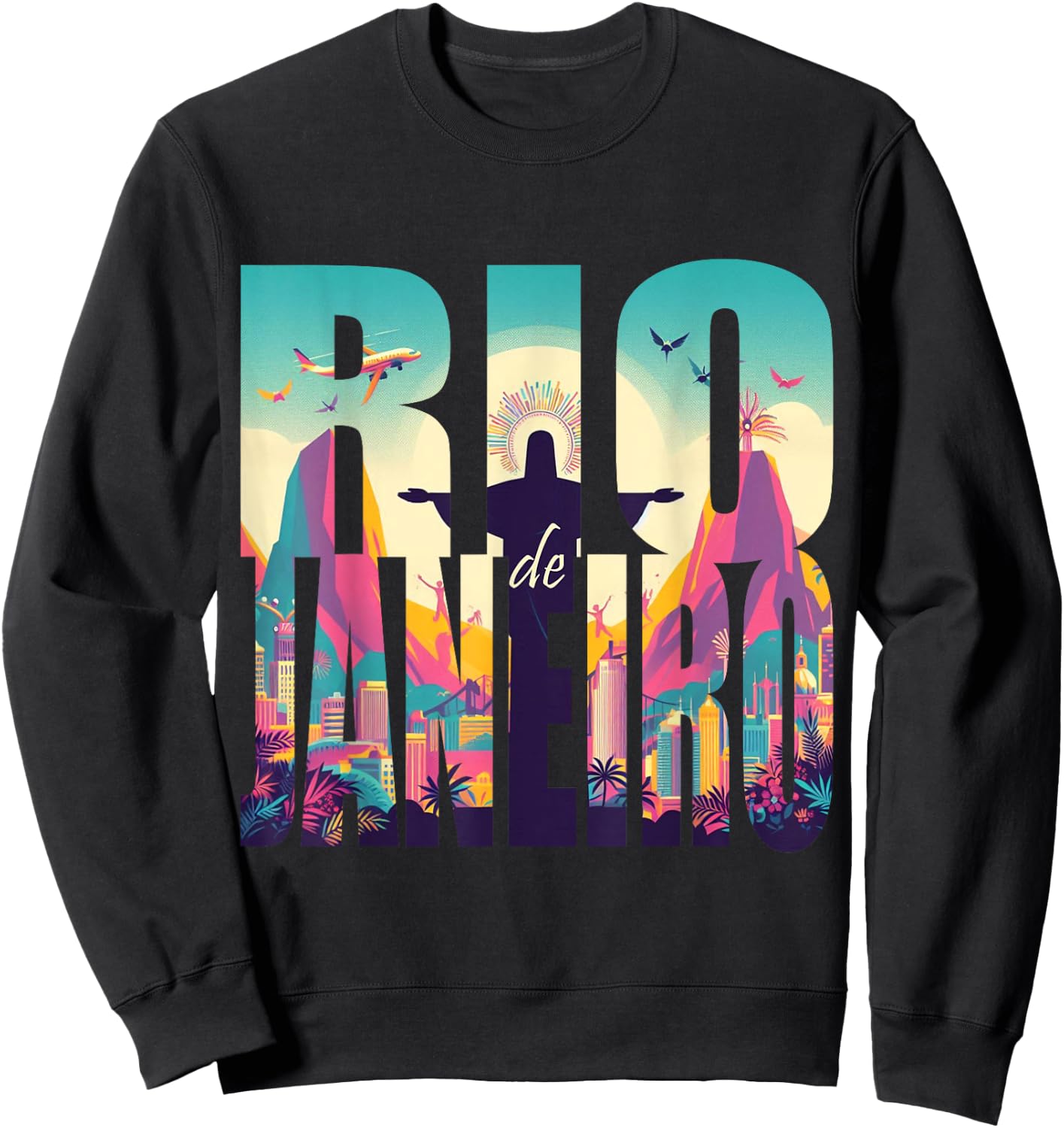 Carnival of Rio , black Sweatshirt - Sweatshirt | Black