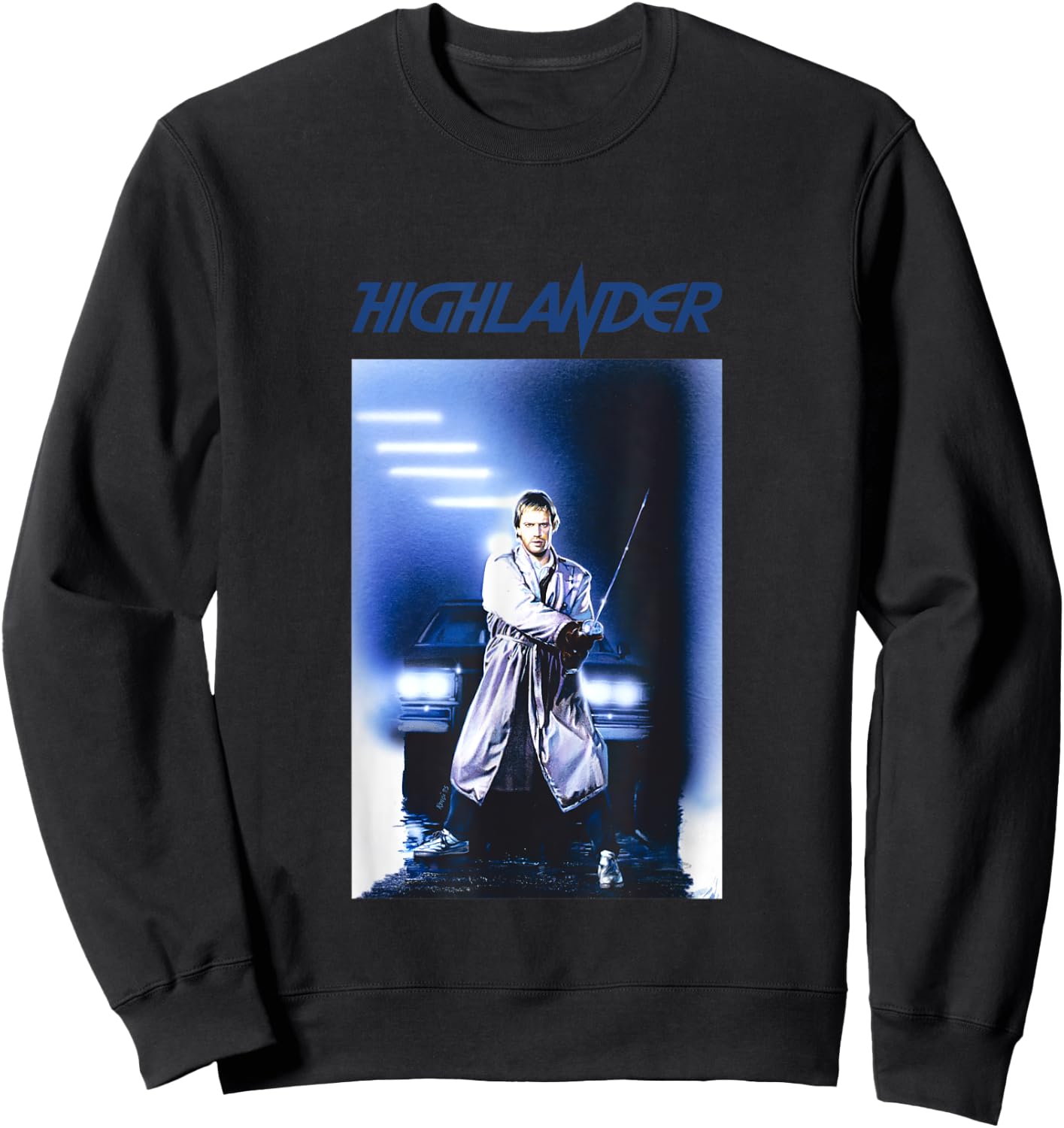 Highlander 1986 Dragon Head Katana Sweatshirt - Sweatshirt | Black