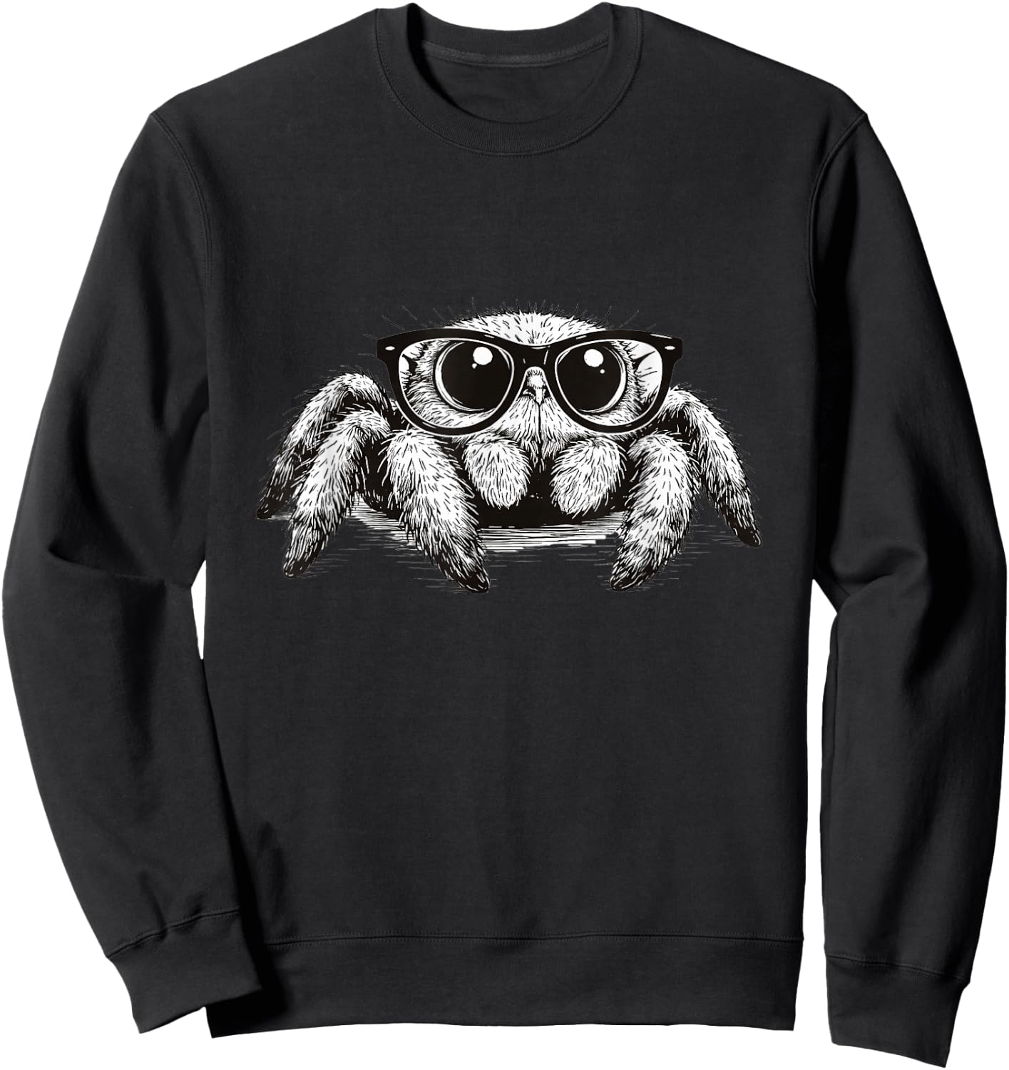 Jumping Spider Accessories Cute Sweatshirt - Sweatshirt | Black