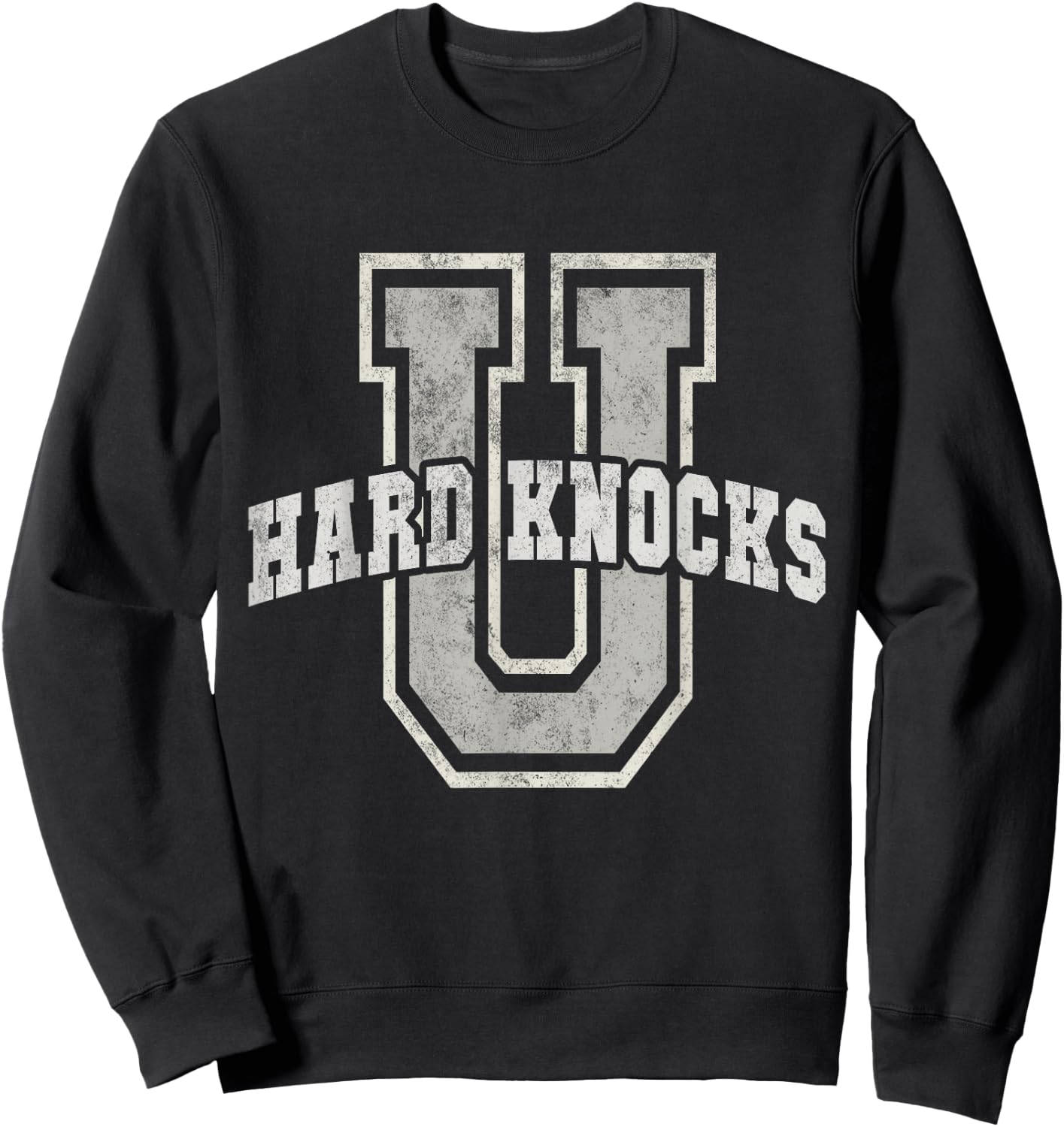 University of HARD KNOCKS Life Goals Black Business Owner Sweatshirt - Sweatshirt | Black
