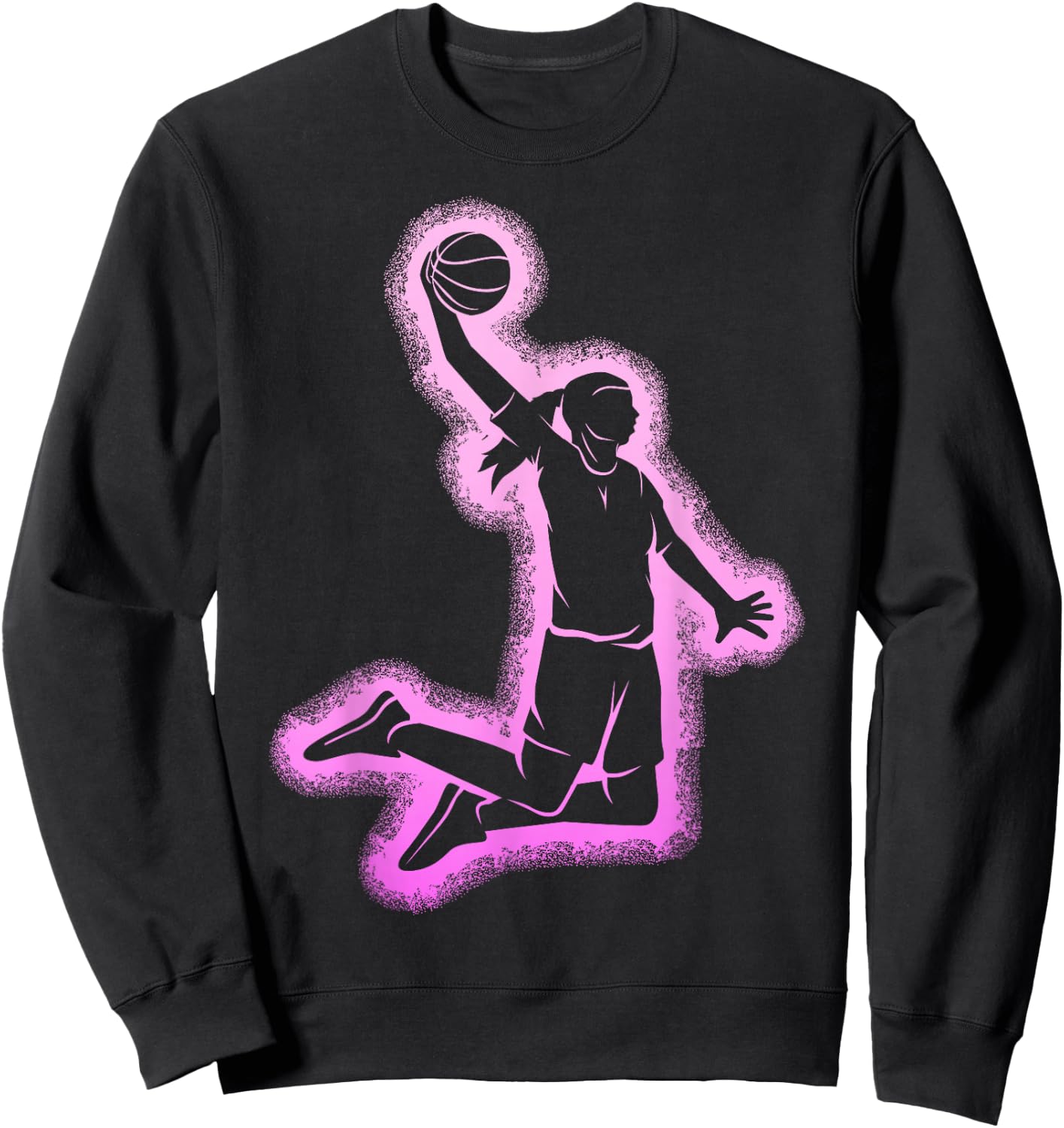 Basketball Girl Women Girls Kids , Black, S Sweatshirt - Sweatshirt | Black