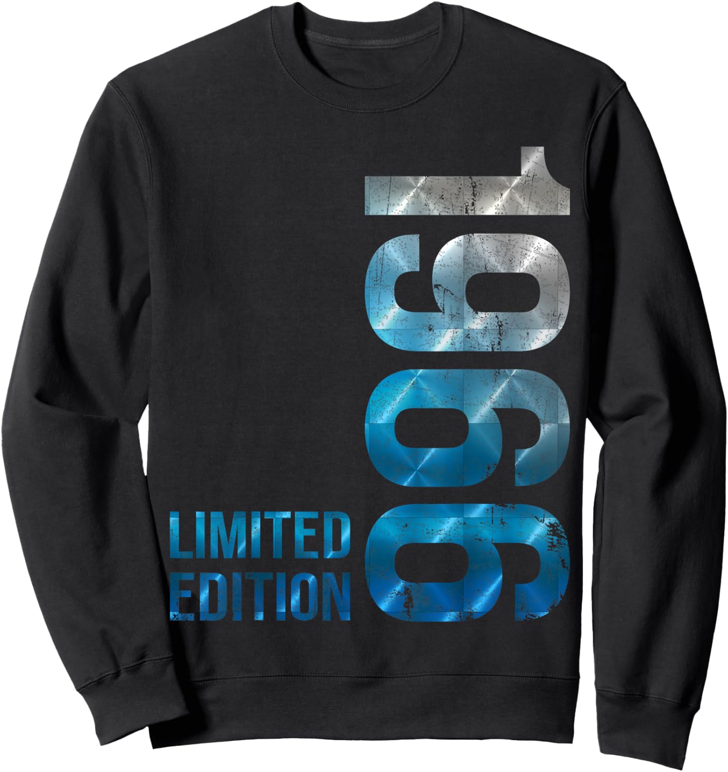 60th Birthday Man Woman 60 Years 1966 Decorative Funny Gift Sweatshirt - Sweatshirt | Black