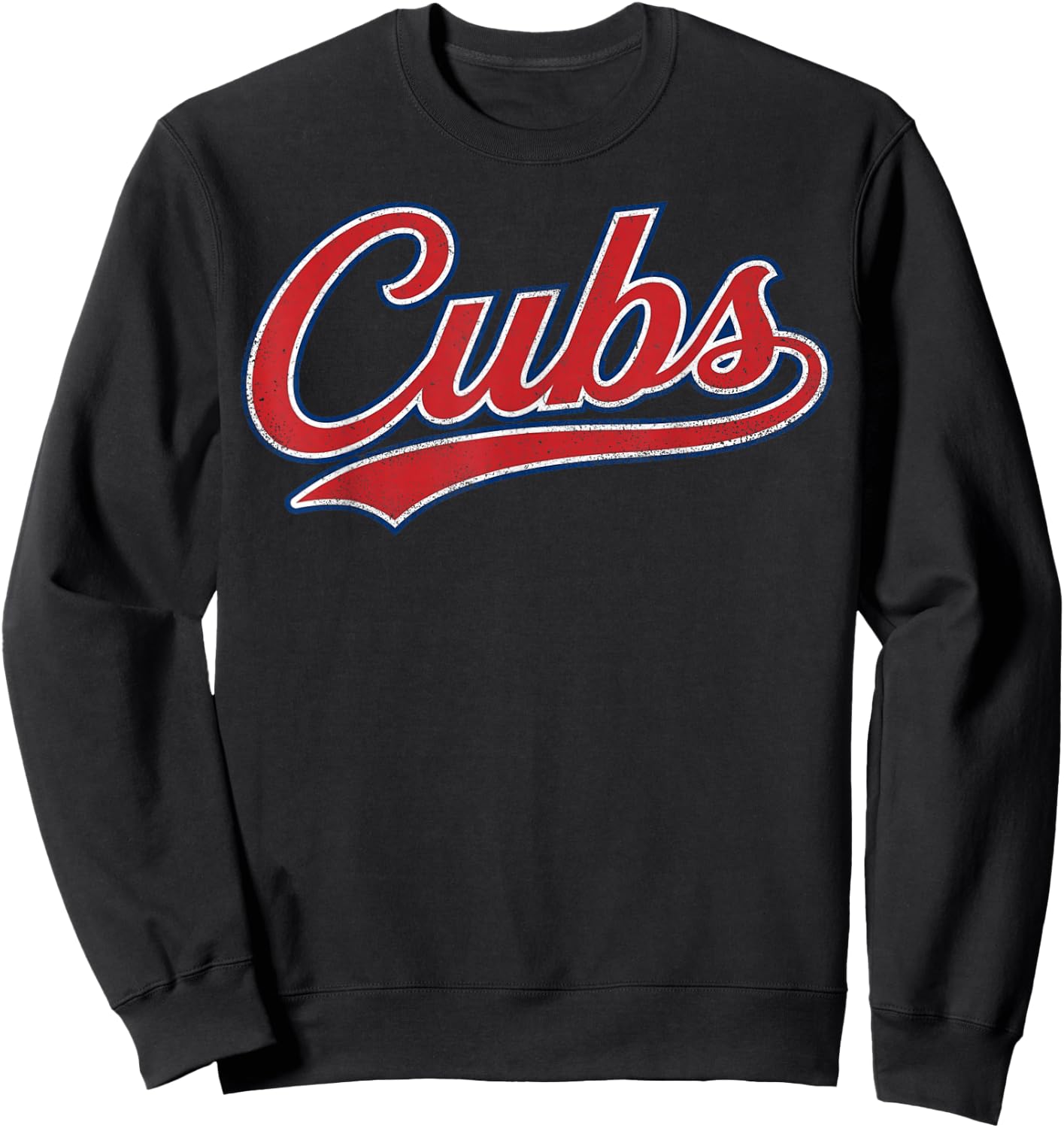 Vintage Blue Cubs Gifts Women Boys Girls Kids Sweatshirt - Sweatshirt | Black