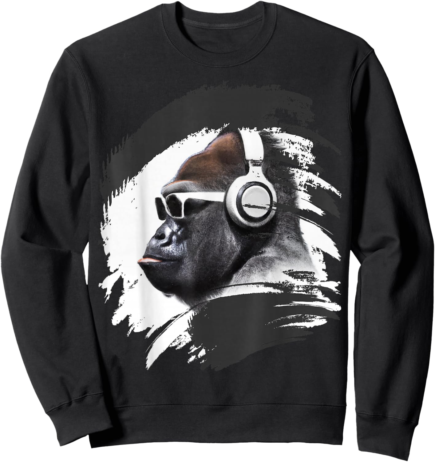 Cool Silver Back Gorilla , gray Sweatshirt - Sweatshirt | Black