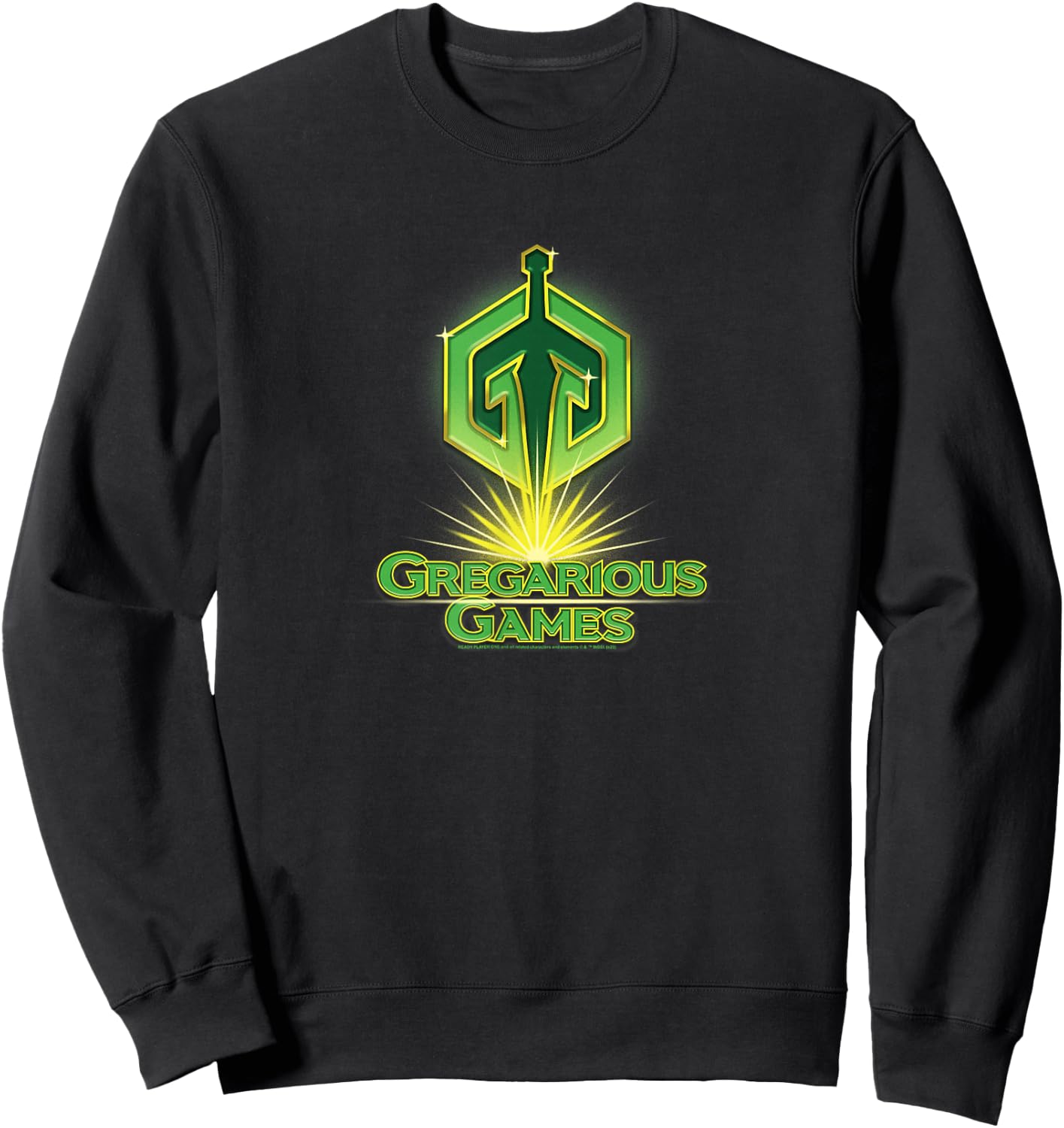 Ready Player One Gregarious Games Logo Sweatshirt - Sweatshirt | Black