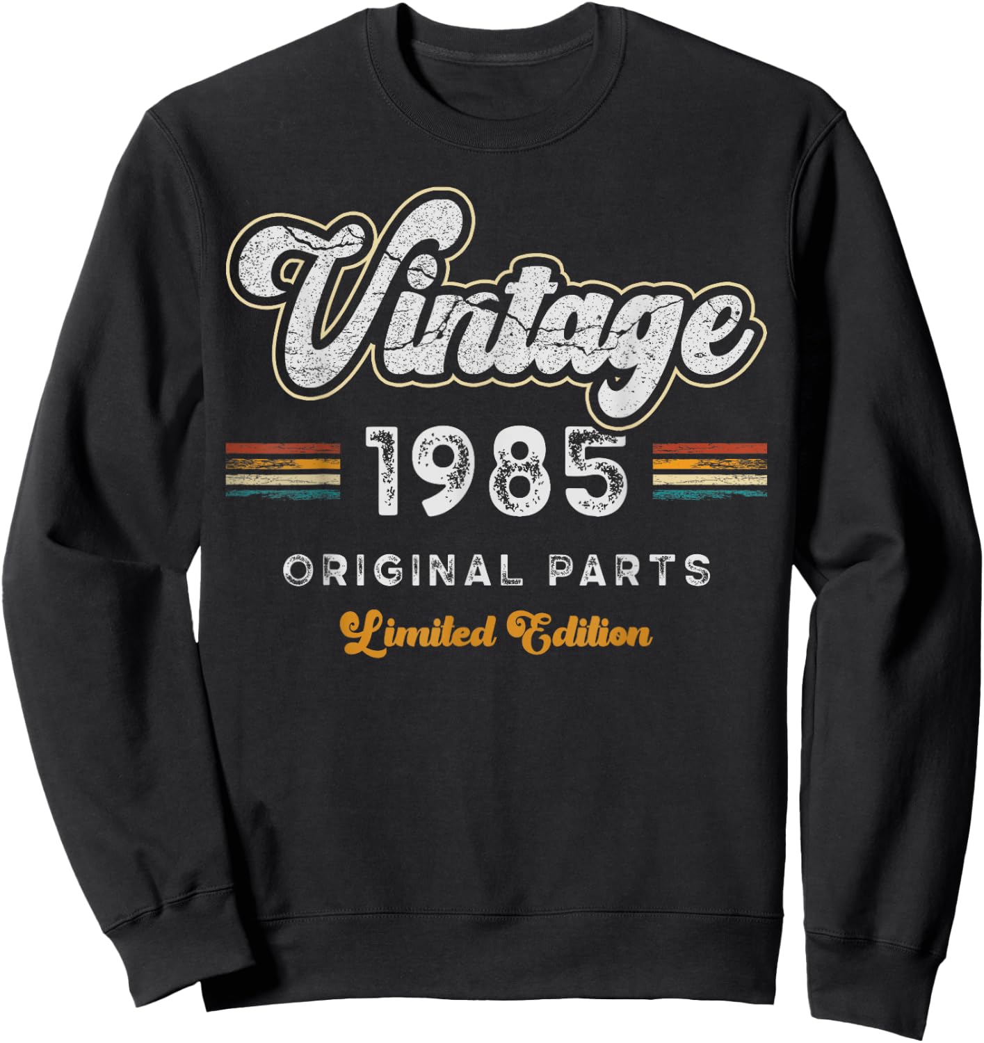 Vintage 1985 Original Parts 40th Birthday Sweatshirt - Sweatshirt | Black