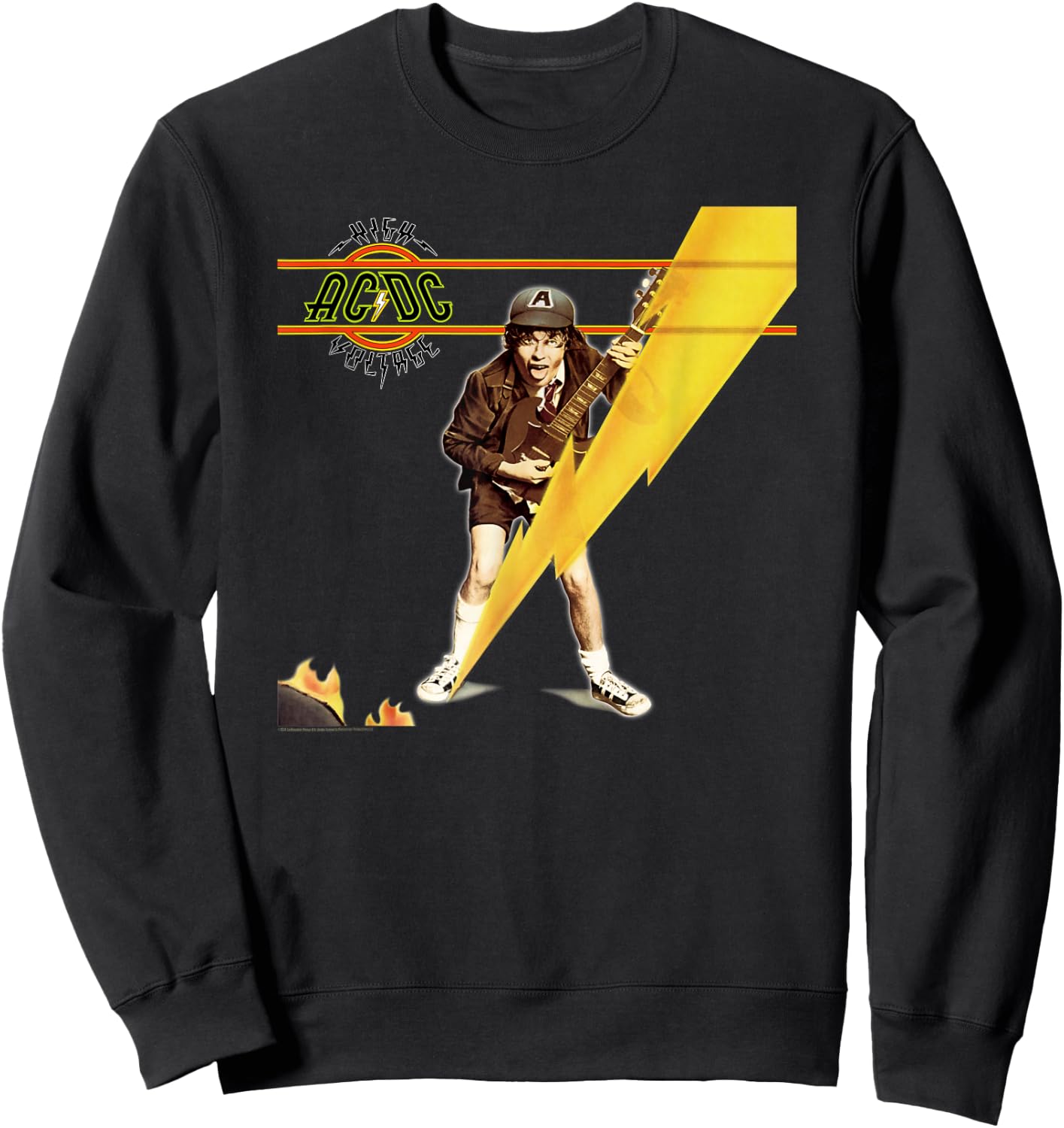 AC/DC High Voltage Albumcover Sweatshirt - Sweatshirt | Black