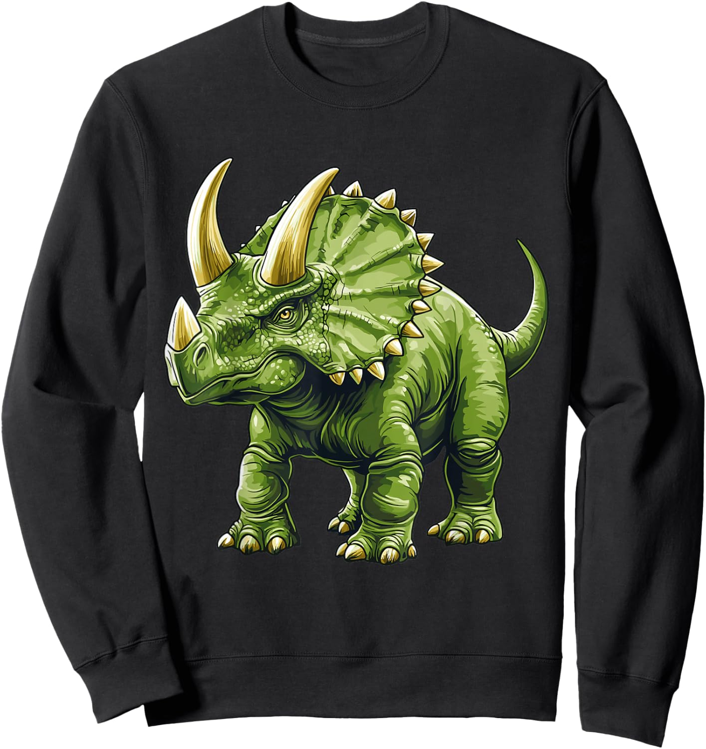 Triceratops Sweatshirt - Sweatshirt | Black
