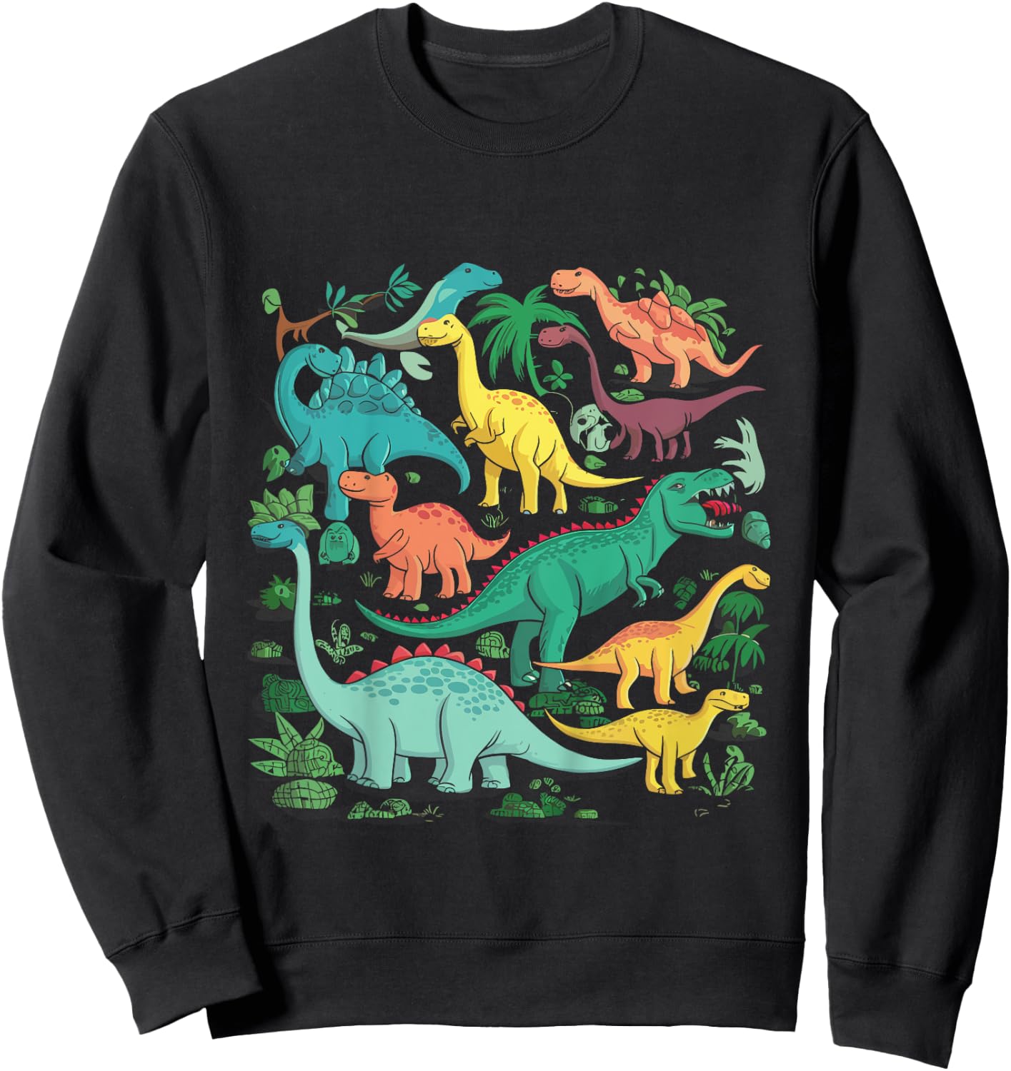 Kinder Dinosaurier Kinder Dino Sweatshirt - Sweatshirt | Black