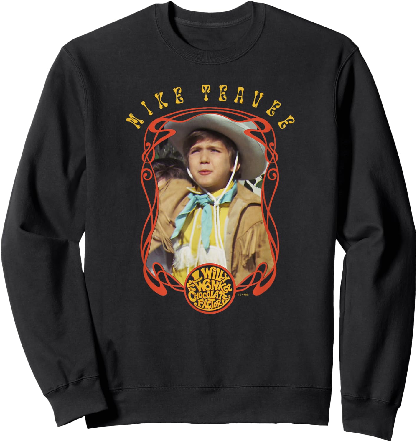 Willy Wonka And The Chocolate Factory Mike Teavee Frame Sweatshirt - Sweatshirt | Black