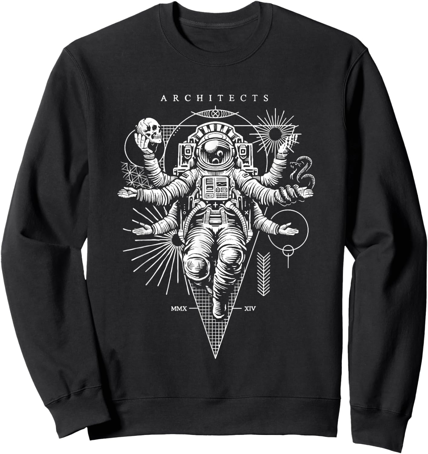 Architects Astronaut , red Sweatshirt - Sweatshirt | Black