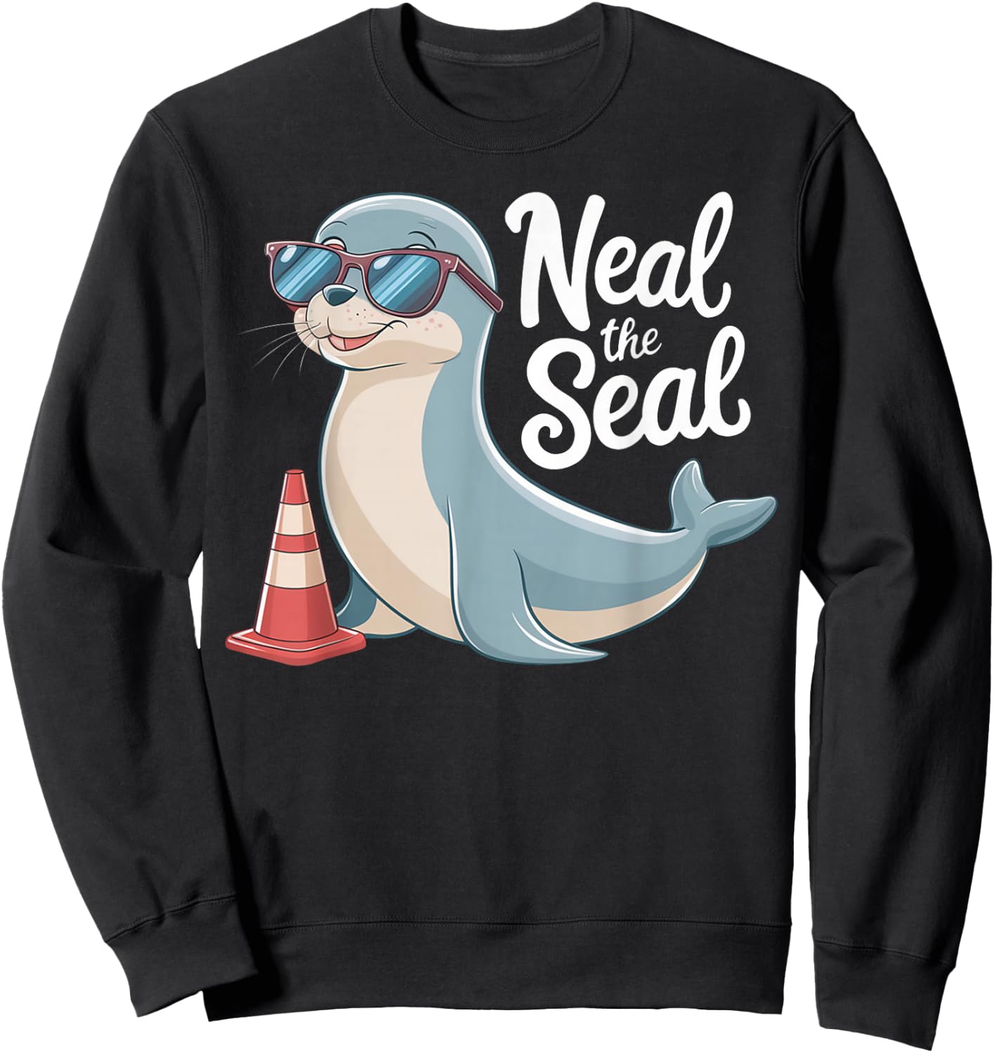 Neal the Seal Southern Elephant Seal Tasmania Sweatshirt - Sweatshirt | Black
