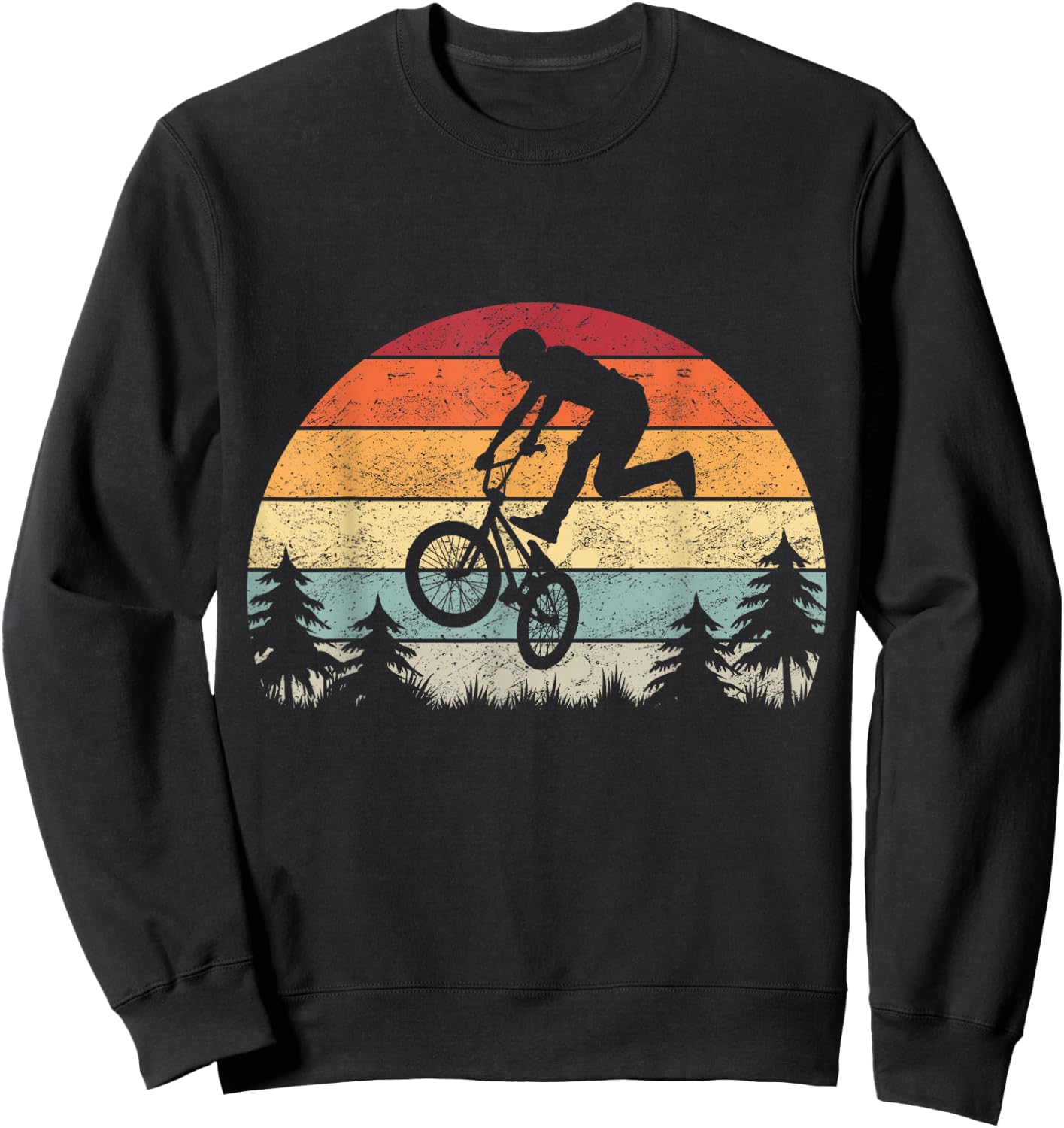 BMX Vintage Bicycle Fans BMX Stunt Boys BMX Accessory , black Sweatshirt - Sweatshirt | Black