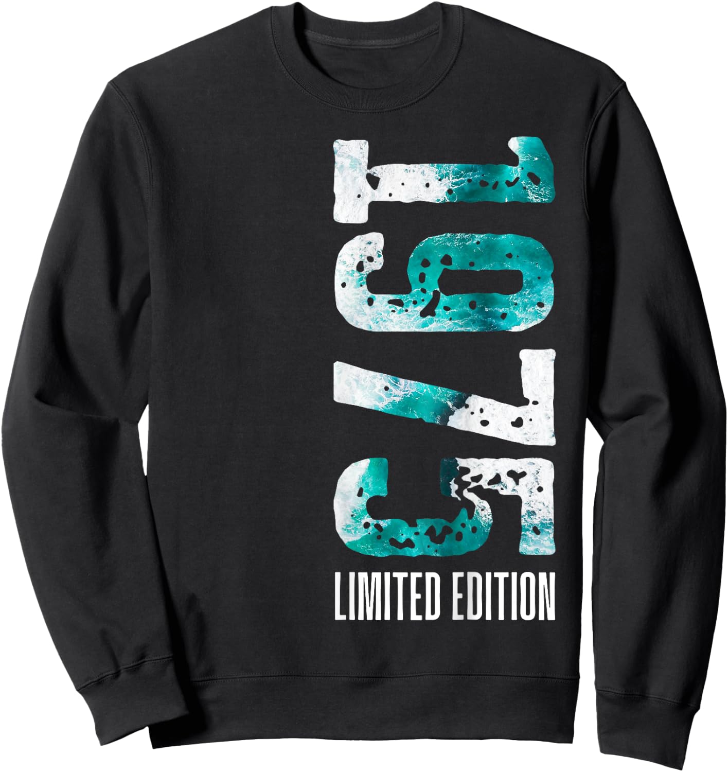 Limited Edition 1975 Man Woman 50th Birthday 50th Birthday , Black, S Sweatshirt - Sweatshirt | Black