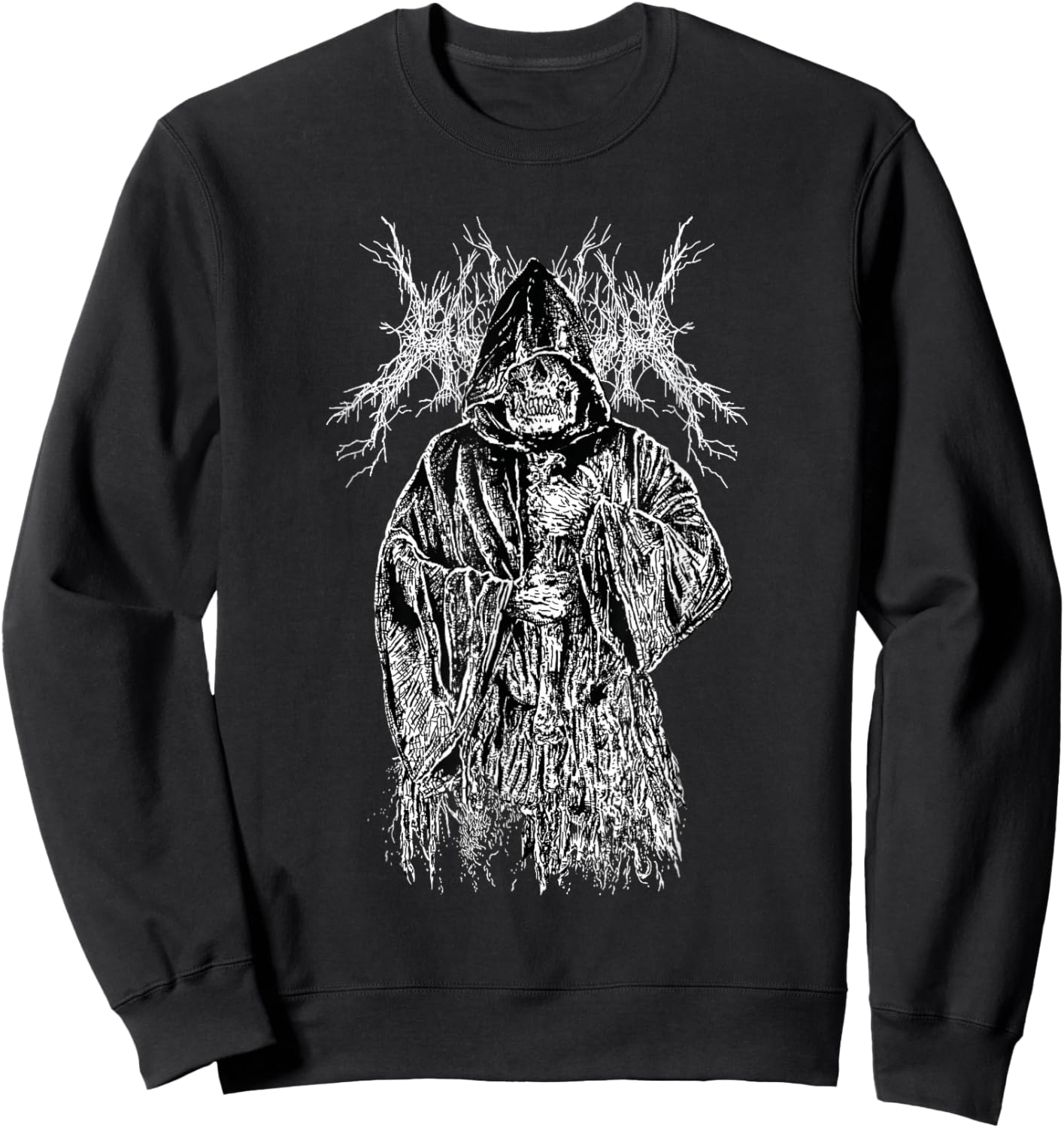 Gothic Aesthetic Grunge Occult Unholy Emo Punk Satanic , black Sweatshirt - Sweatshirt | Black