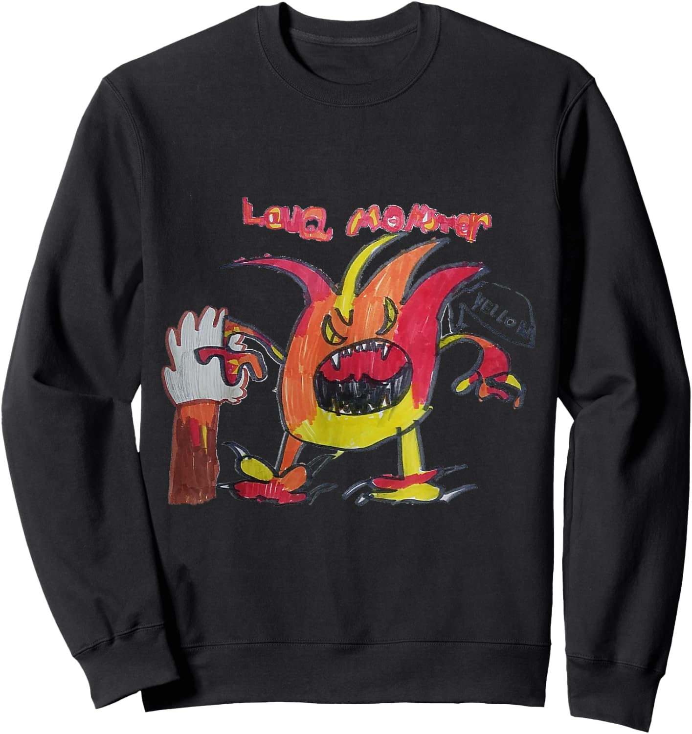 Lava Monster Sweatshirt - Sweatshirt | Black