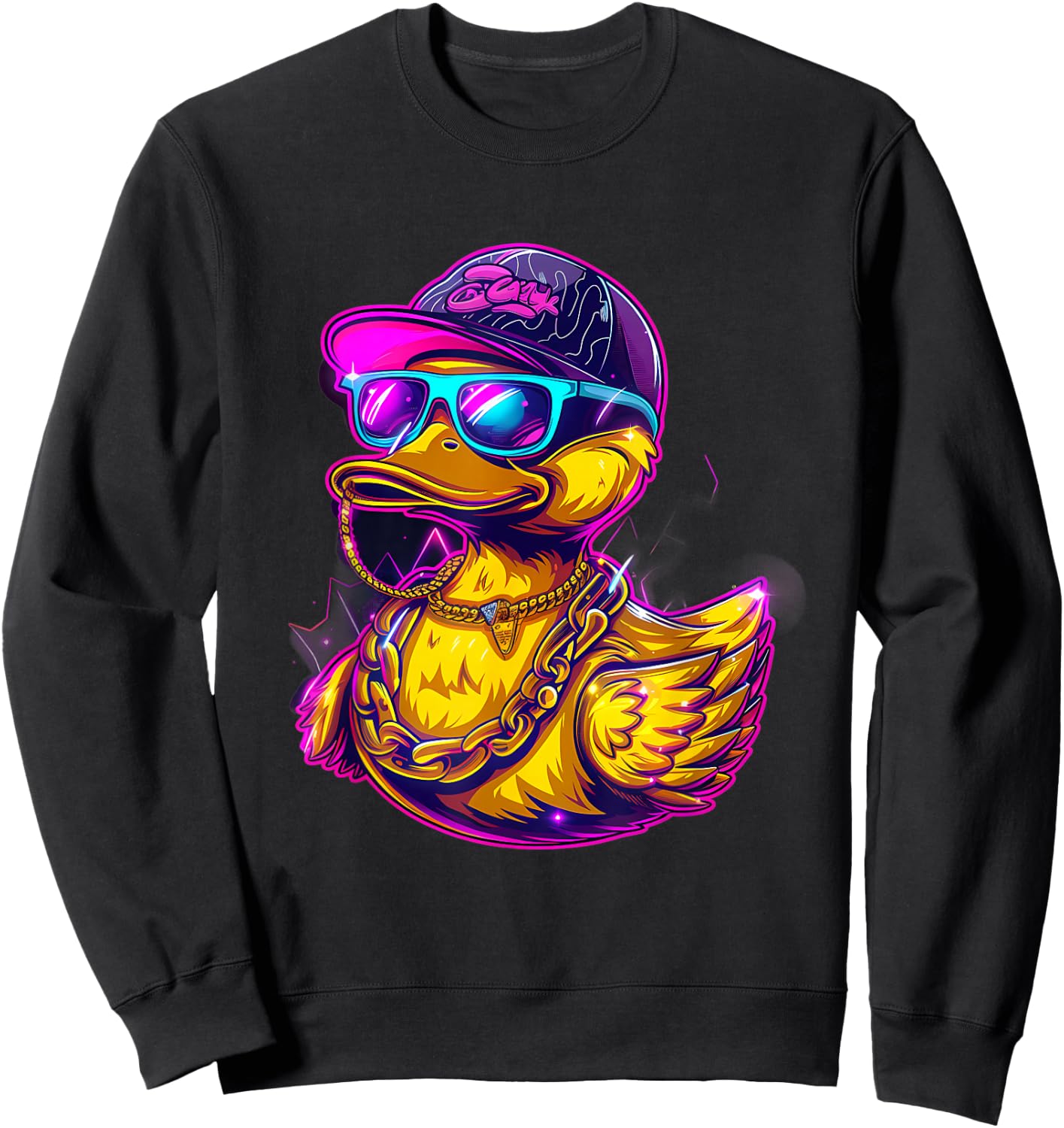 Rubber Duck Hip Hop Fashion Rubber Duckling Rubber Duckie Sweatshirt - Sweatshirt | Black