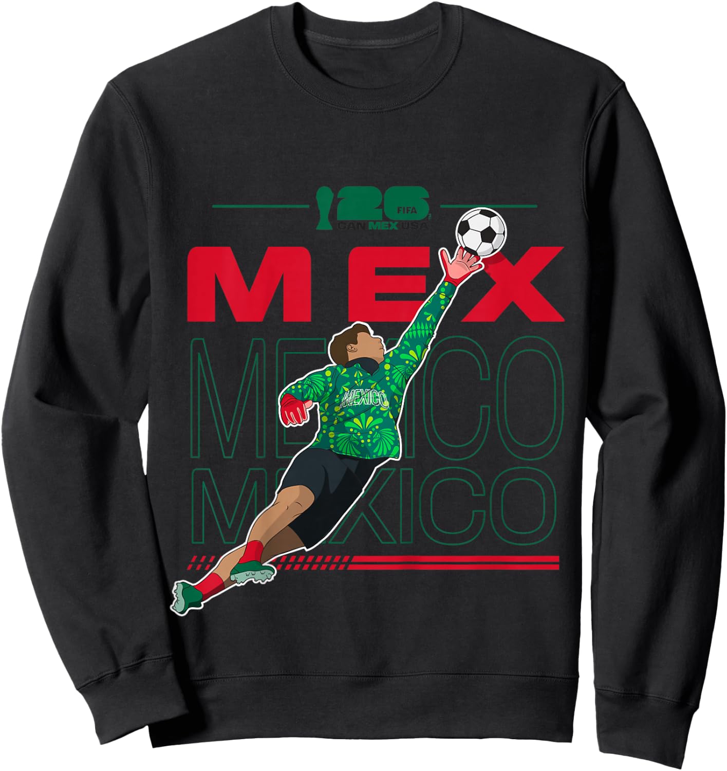 Kids FIFA WORLD CUP26 Mexico Host Country Save Sweatshirt - Sweatshirt | Black