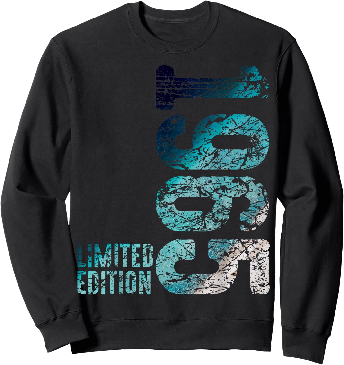 60th Birthday Man Woman 60 Years 1965 Decorative Funny Gift , black Sweatshirt - Sweatshirt | Black
