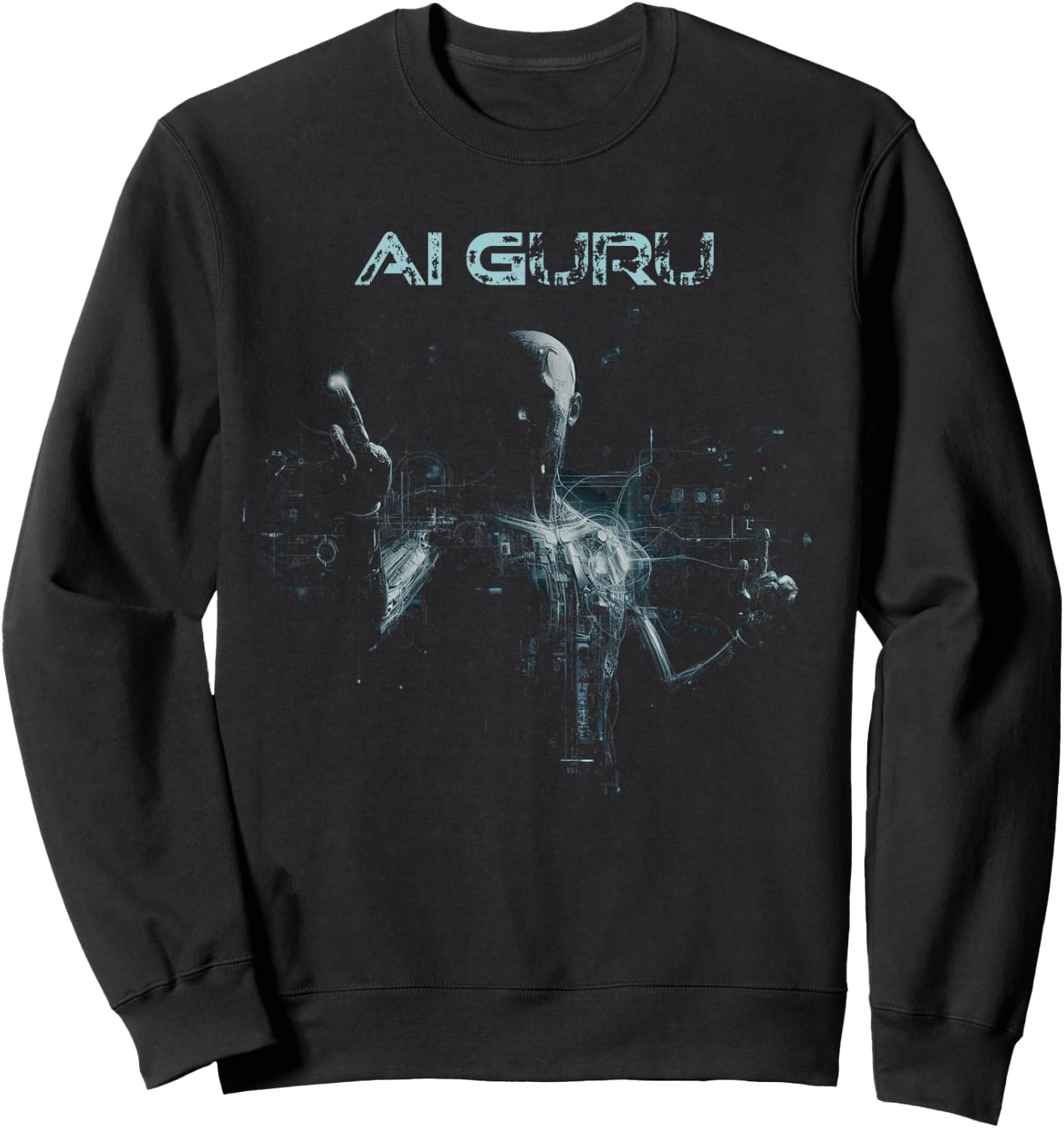 AI Guru Artificial Intelligence Guru Specialist Sweatshirt - Sweatshirt | Black