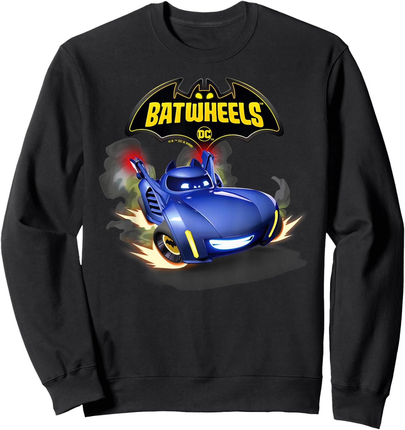 Batman Batwheels BAM and Logo Sweatshirt - Sweatshirt | Black