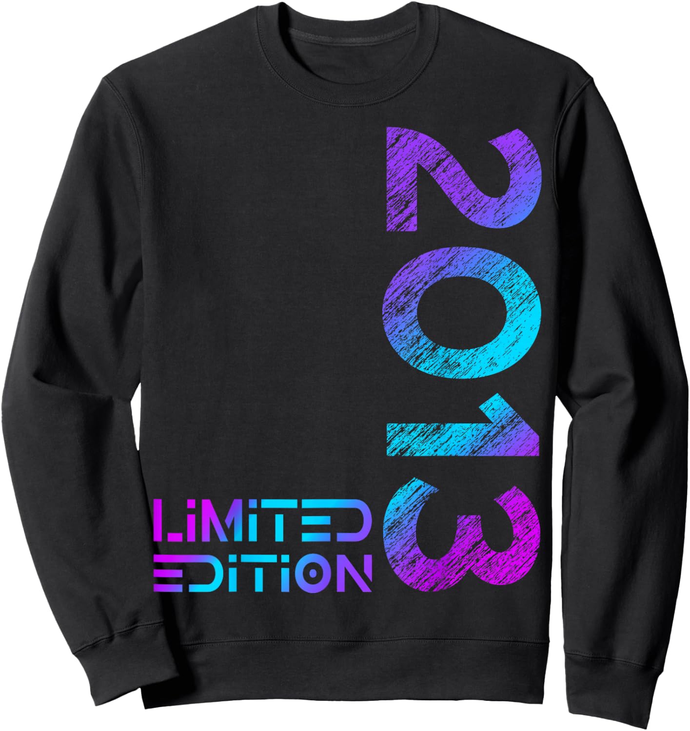 11th Birthday Limited Edition Vintage 2013 Boy Girl , black Sweatshirt - Sweatshirt | Black