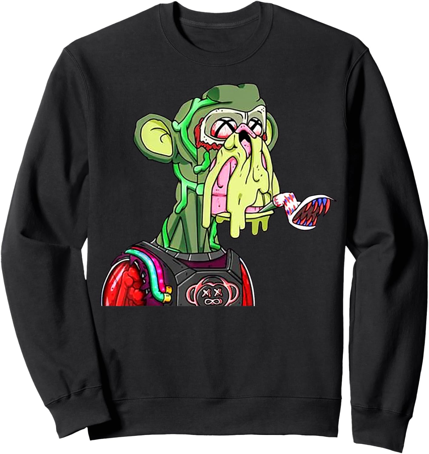 Mutant Monkey NFT Sweatshirt - Sweatshirt | Black