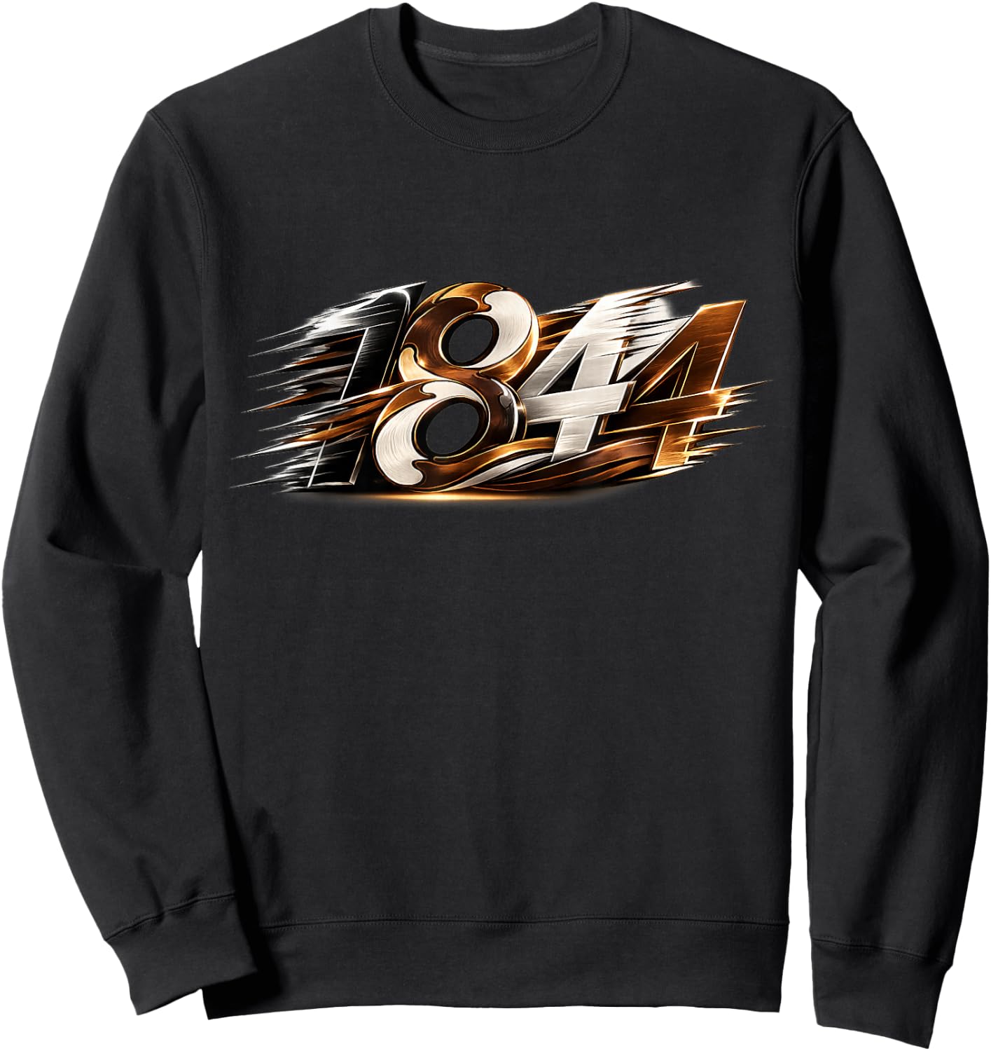 1844 - Race Sweatshirt - Sweatshirt | Black