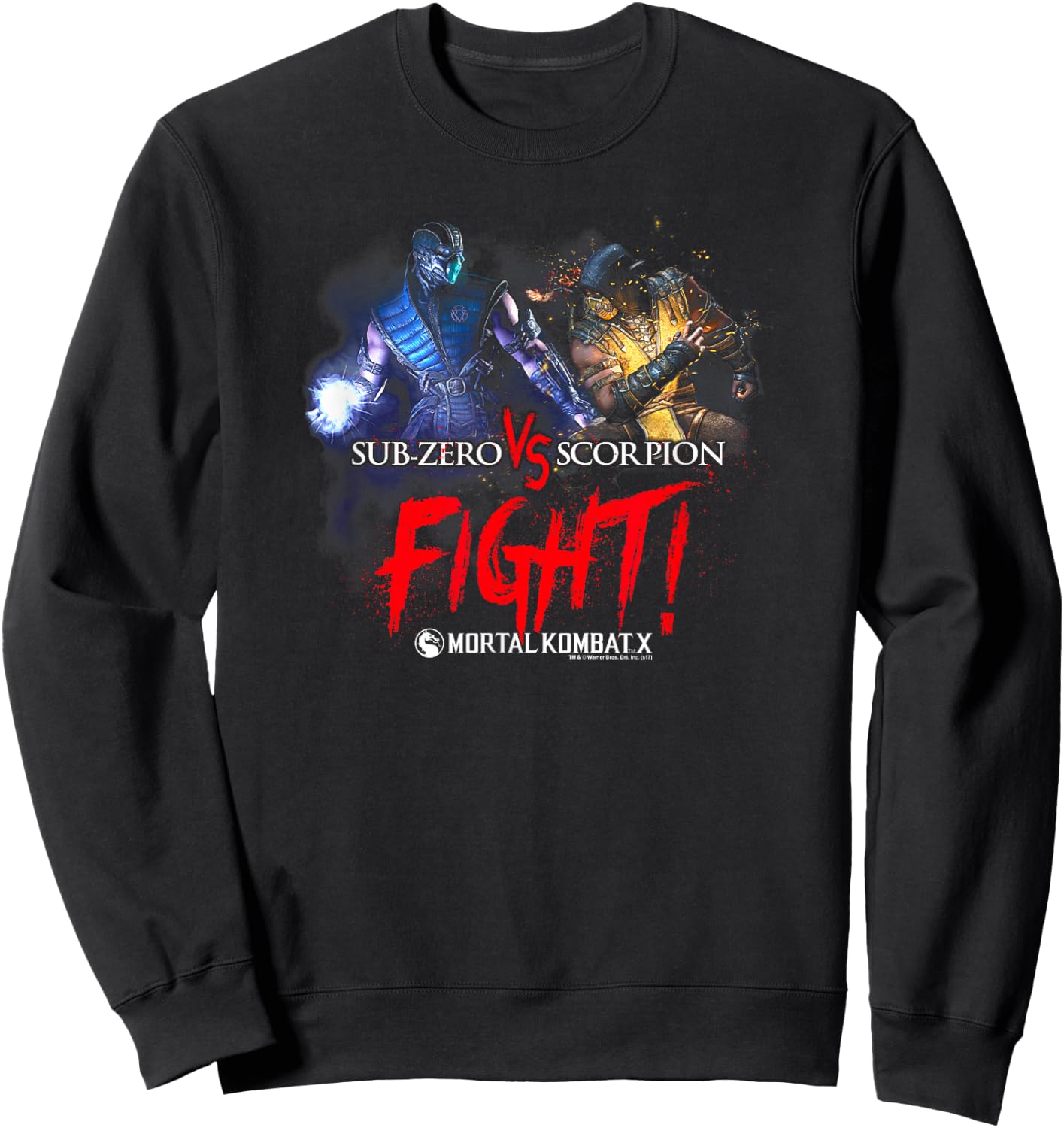 Mortal Kombat X Right Sweatshirt - Sweatshirt | Black