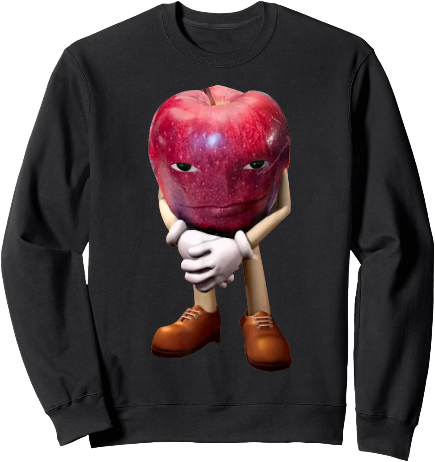 Me Asf Apple Sweatshirt - Sweatshirt | Black