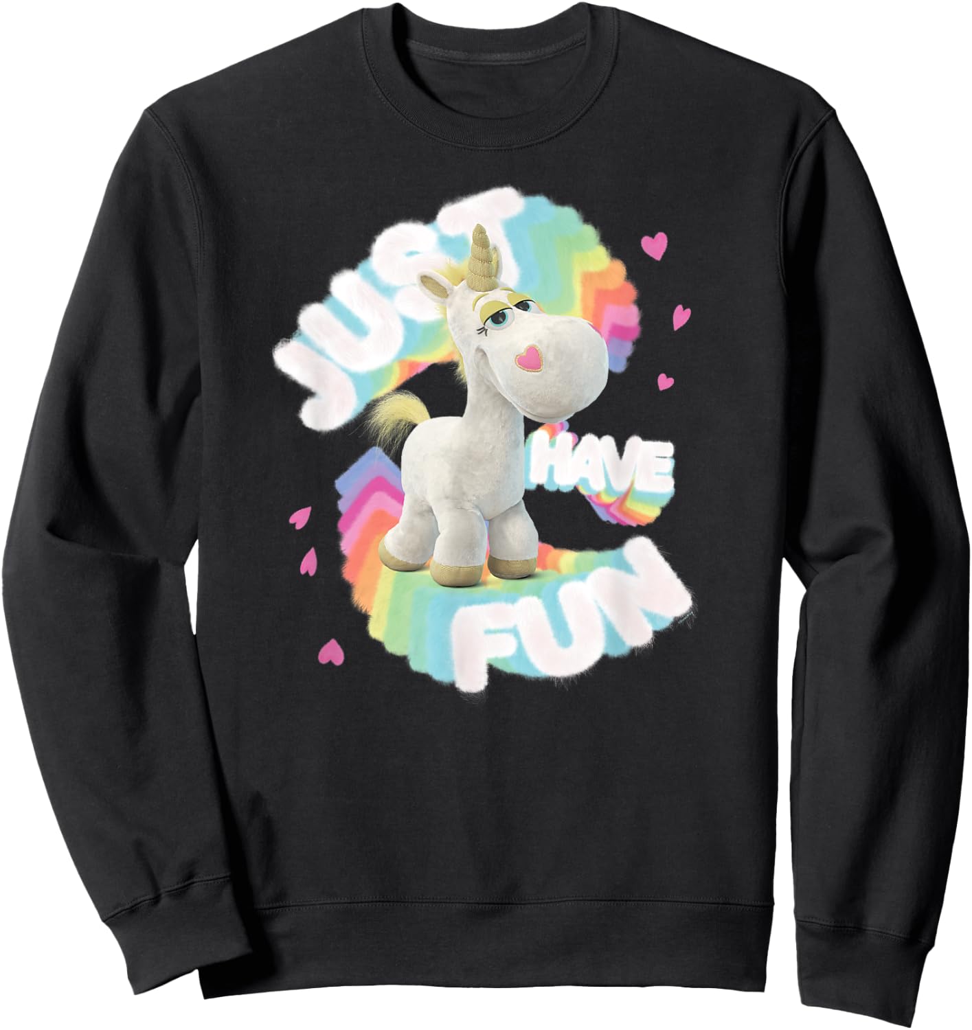 Disney and Pixar’s Toy Story Buttercup Unicorn Just Have Fun Sweatshirt - Sweatshirt | Black