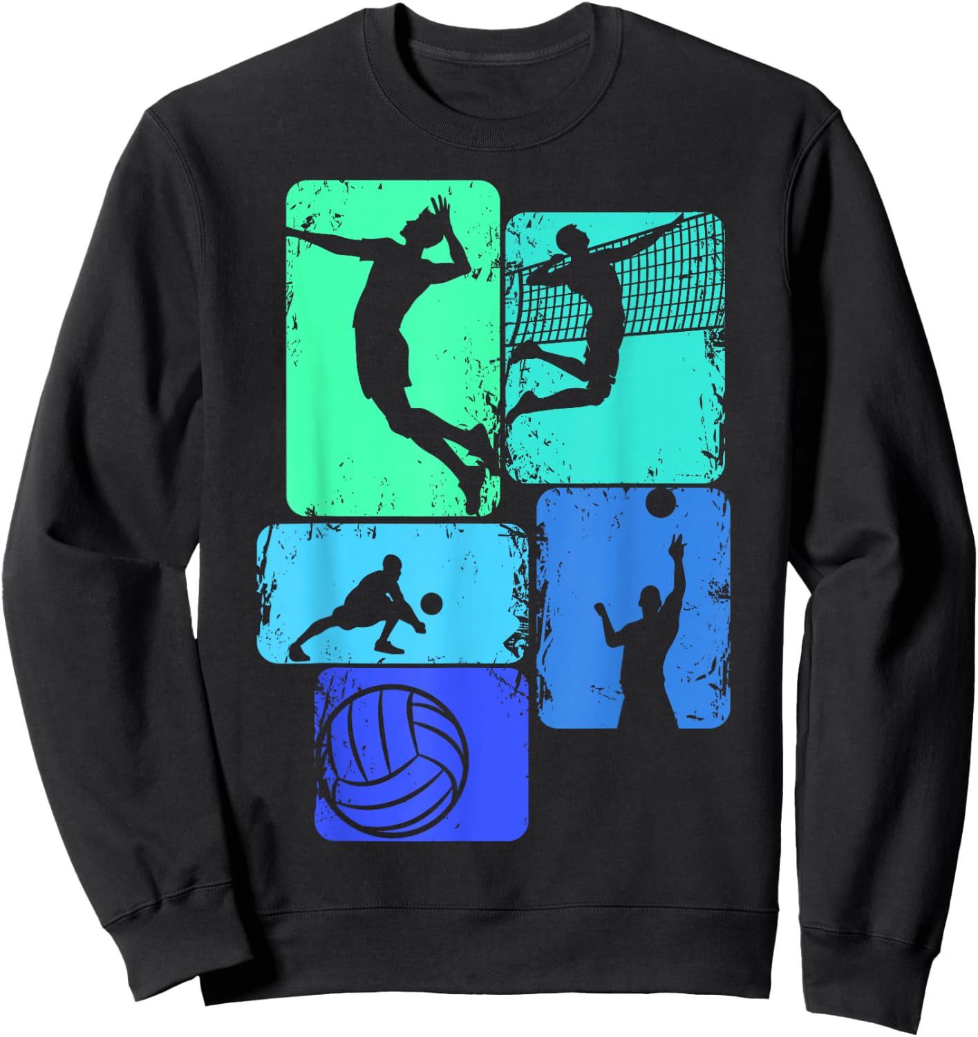 Volleyballer Volleyball Children's Boys Men's Sweatshirt - Sweatshirt | Black
