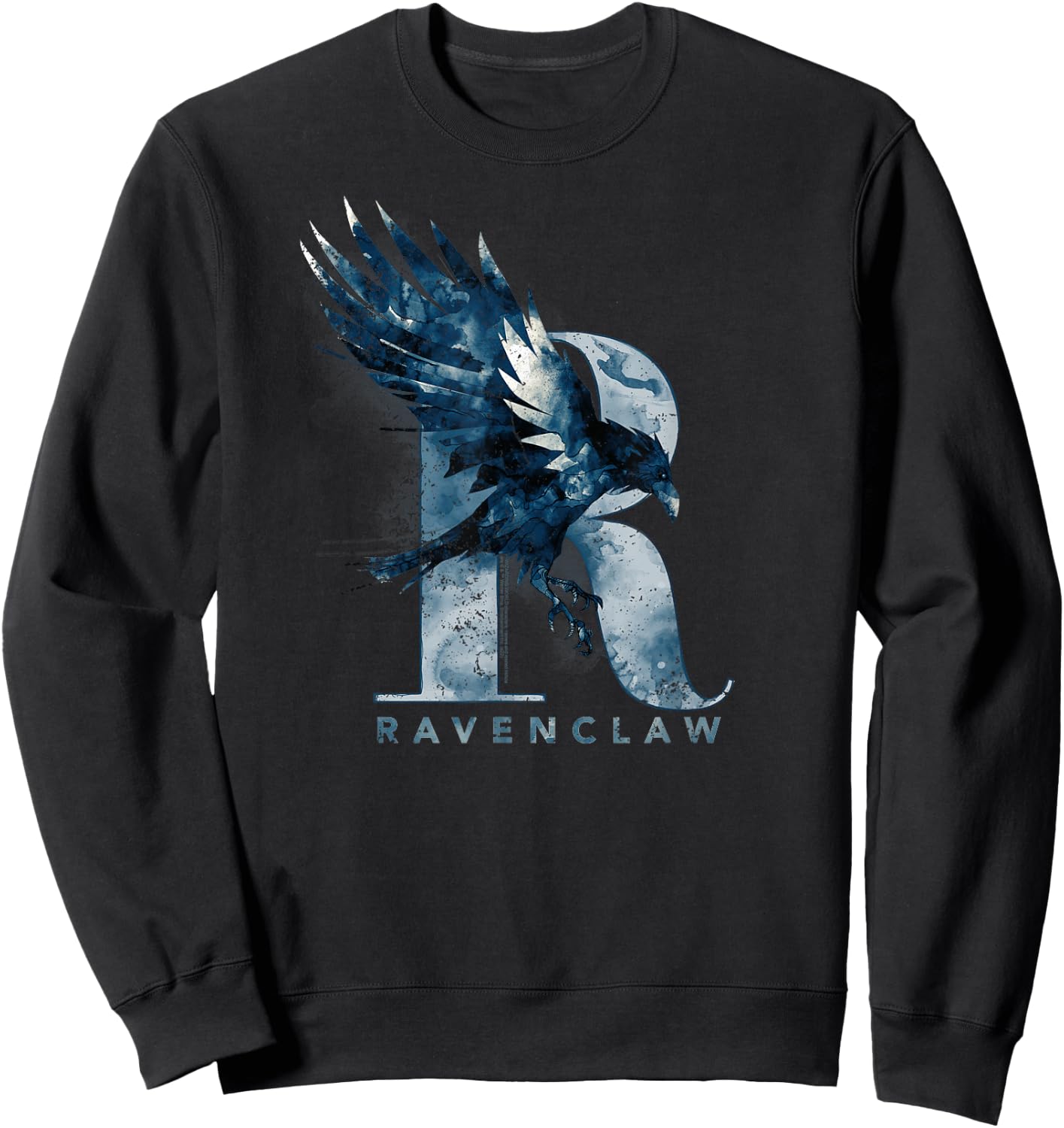 Harry Potter Ravenclaw Watercolour R Sweatshirt - Sweatshirt | Black