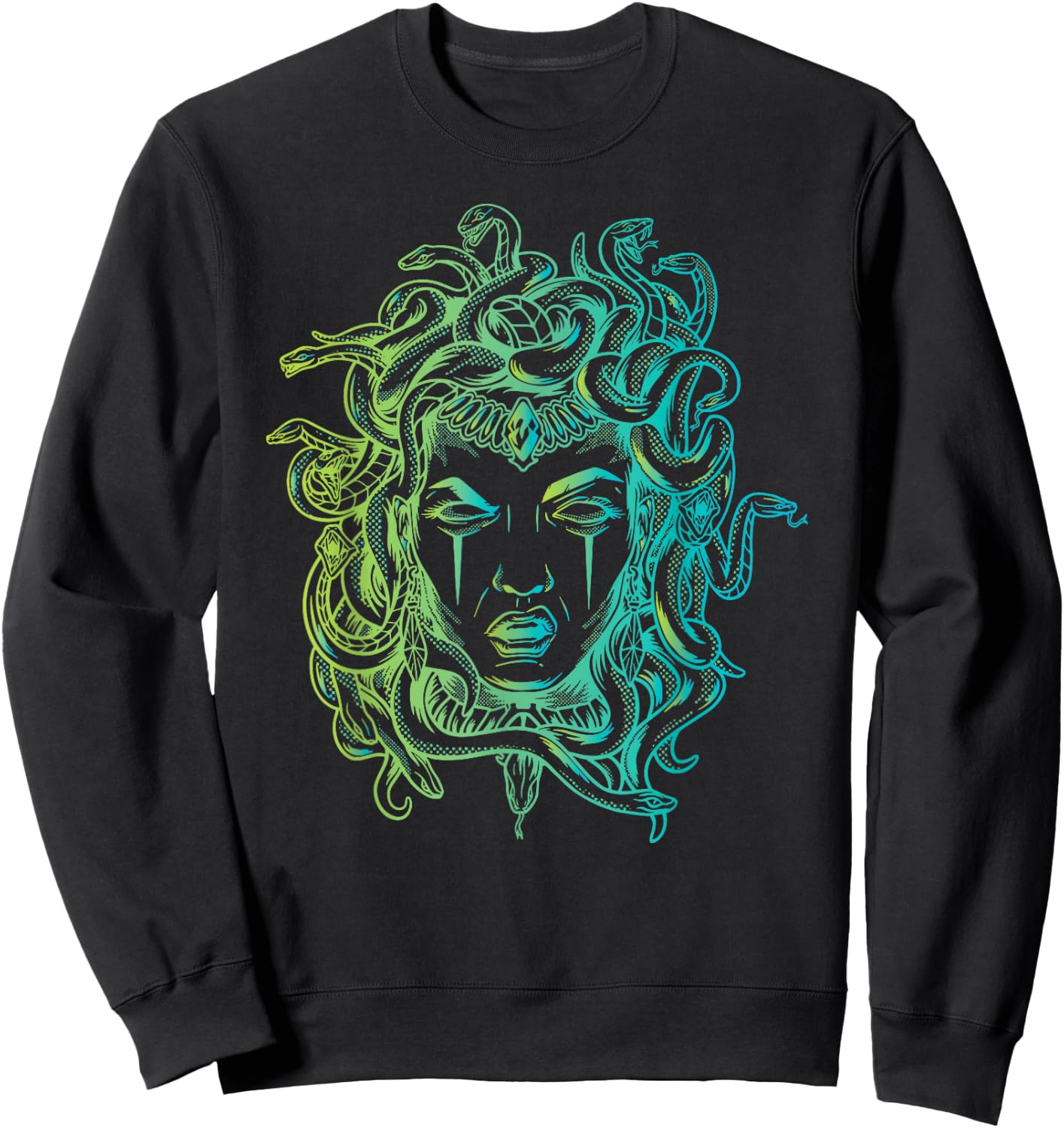 Medusa Art Sweatshirt - Sweatshirt | Black