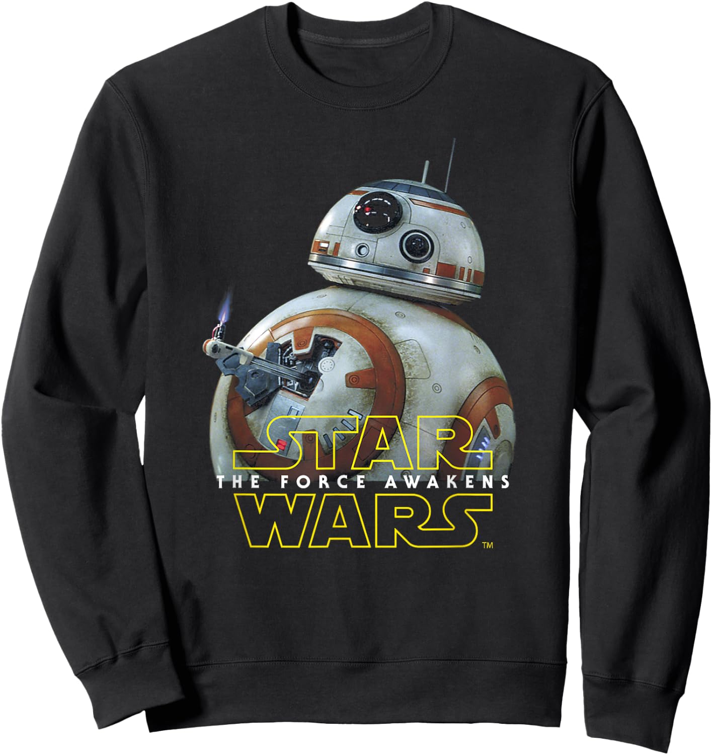 Star Wars BB-8 Lighter, Episode 7 Graphic Sweatshirt - Sweatshirt | Black