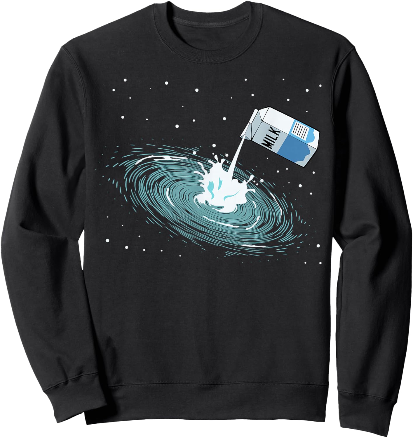Space Milky Way Galaxy Solar System Astronomy Pun , black Sweatshirt - Sweatshirt | Black