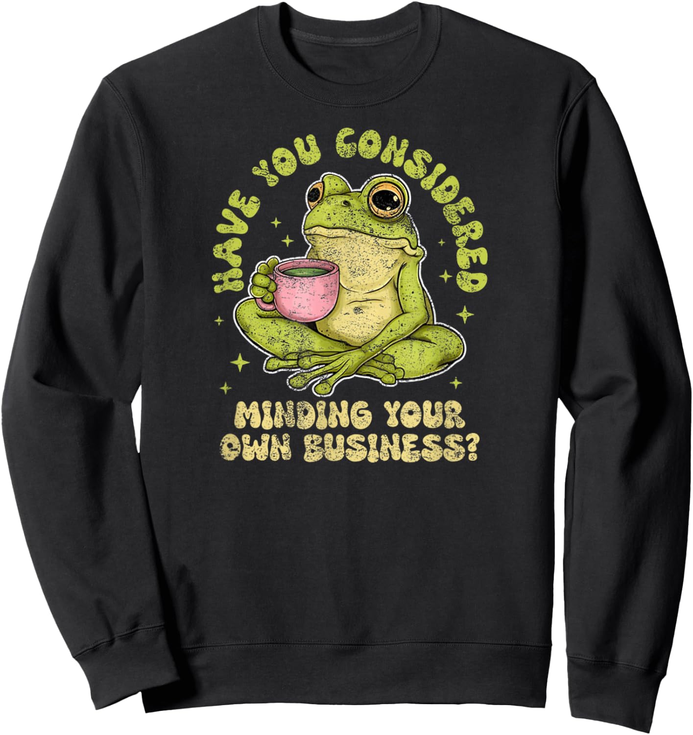 Meme Sweatshirt - Sweatshirt | Black
