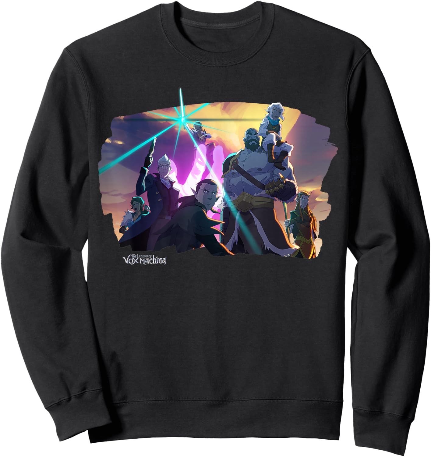 The Legend of Vox Machina – Character Pose , Black, S Sweatshirt - Sweatshirt | Black