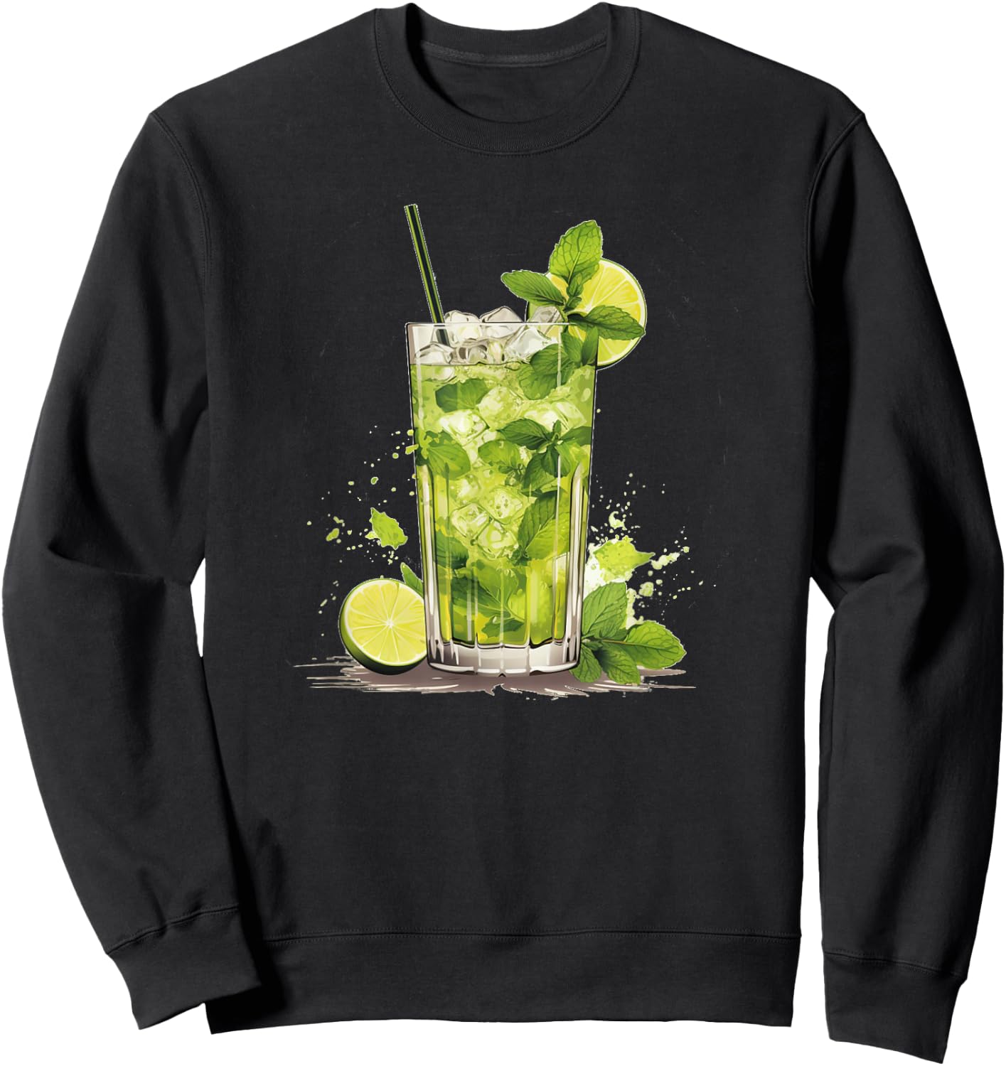 Happy Mojito Cuba Night Costume Sweatshirt - Sweatshirt | Black