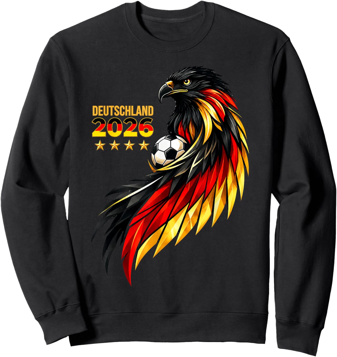 Deutschland 2026 Adler Sweatshirt - Sweatshirt | Black