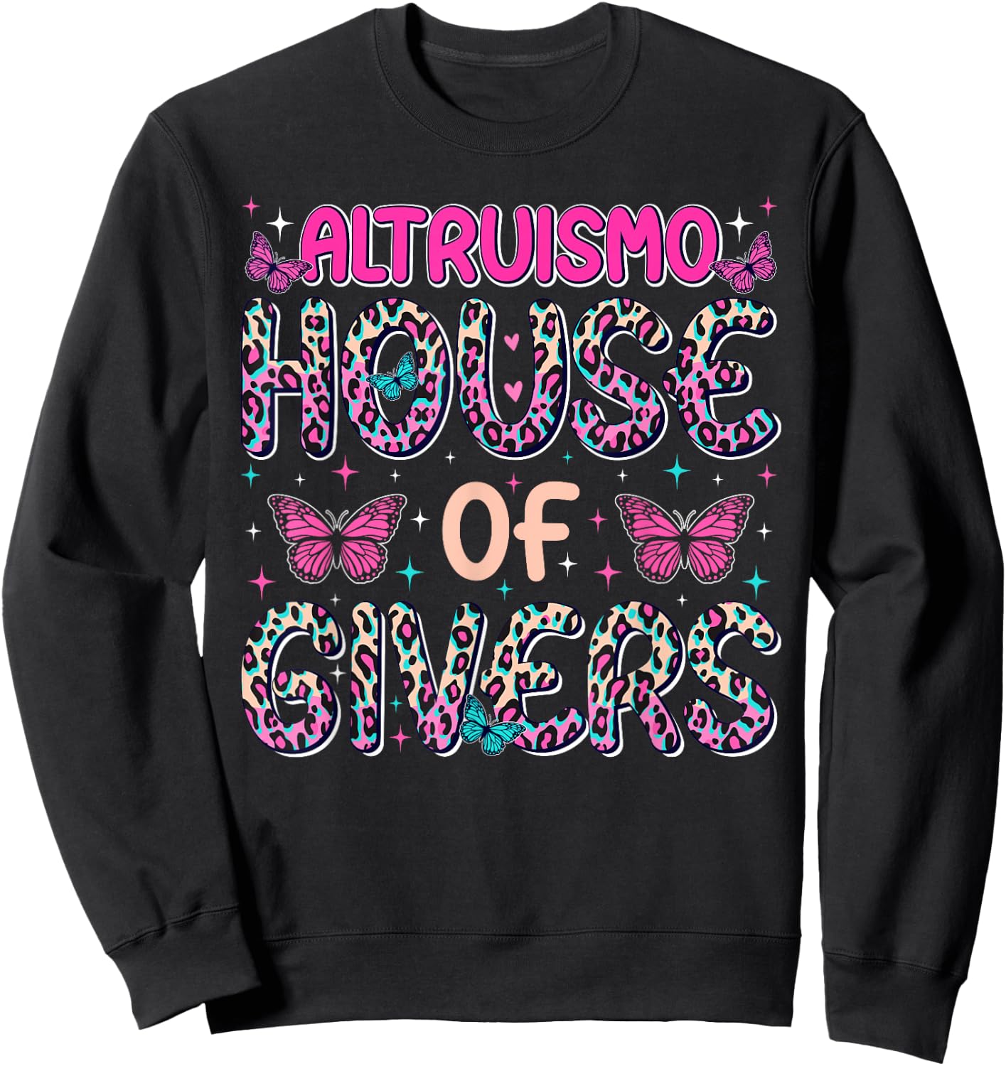 Altruismo House of Givers, Funny RCA Givers School Spirit Sweatshirt - Sweatshirt | Black