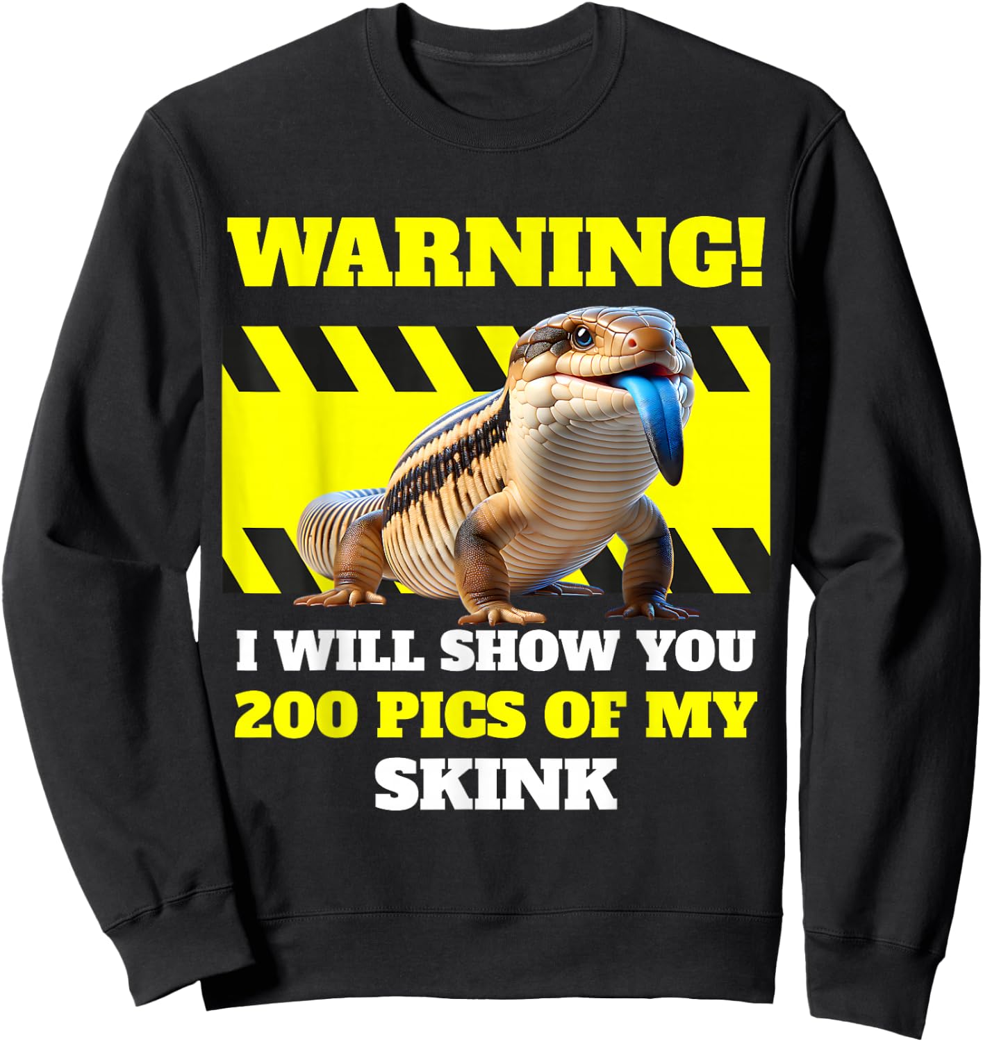 Blue Tongue Skink Owner Sweatshirt - Sweatshirt | Black