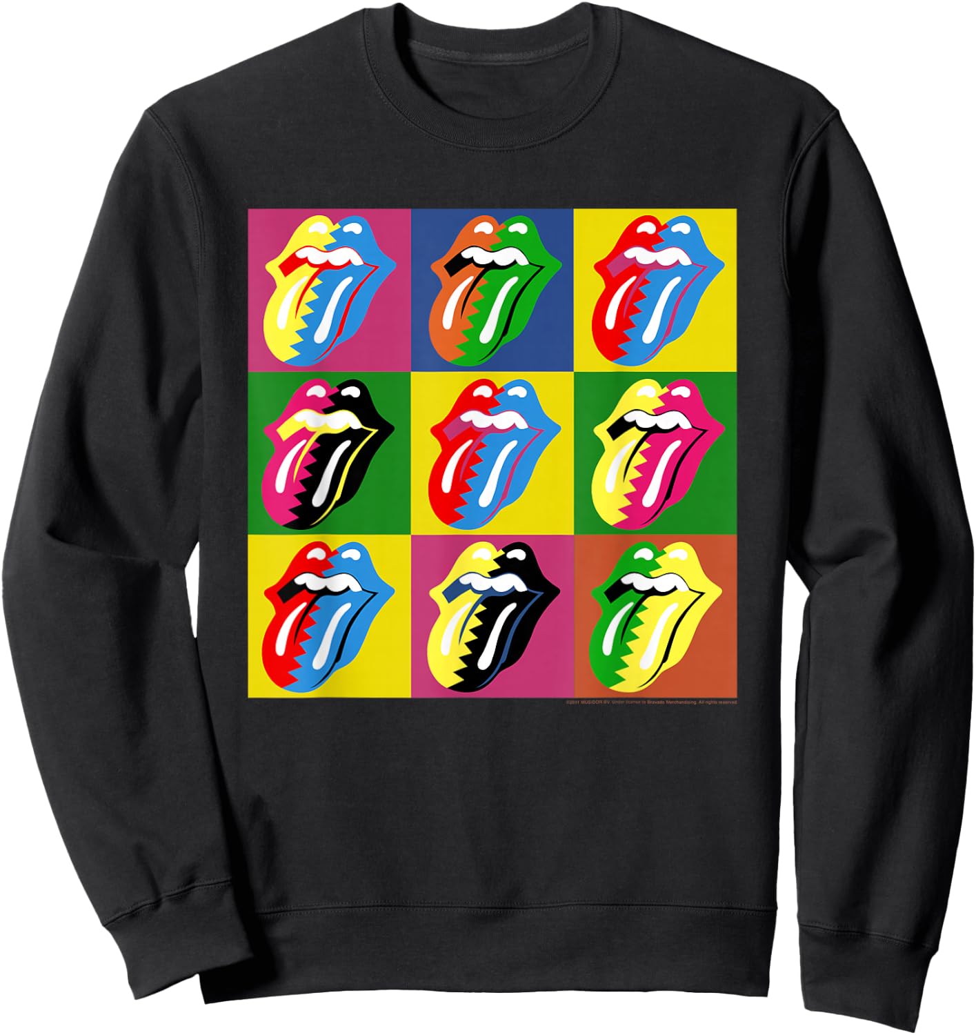 The Rolling Stones Multi-Tongue Sweatshirt - Sweatshirt | Black