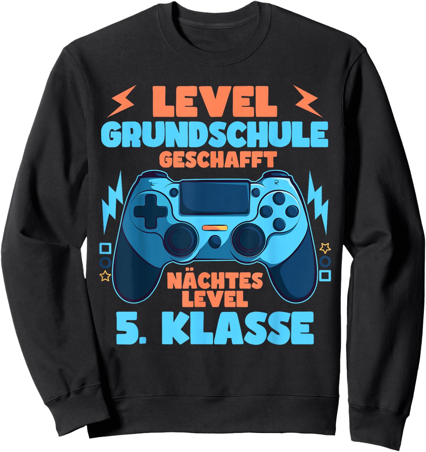 Primary School Graduation 2024 Level Primary School Schafft Gamer , black Sweatshirt - Sweatshirt | Black